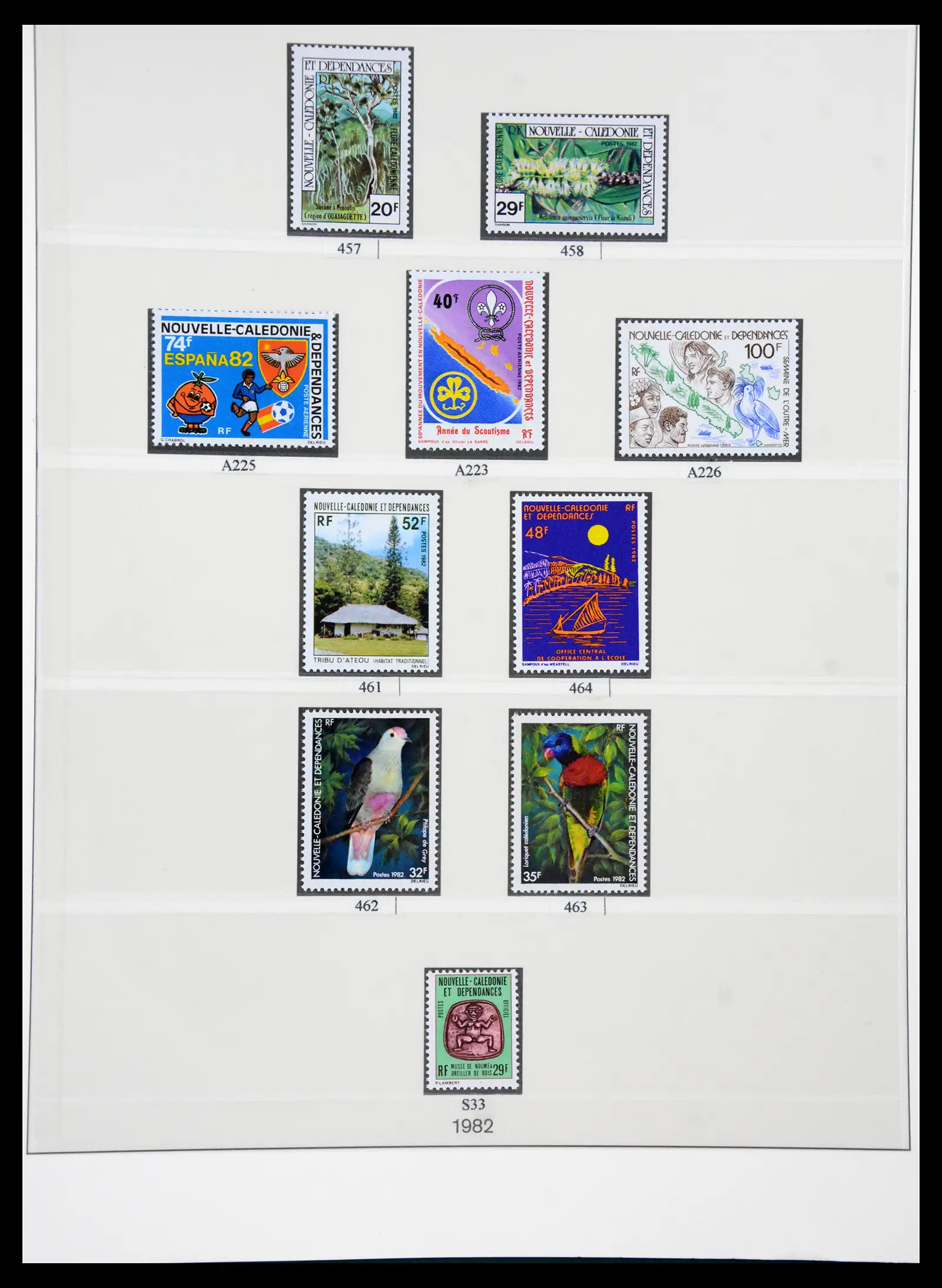 41341 0052 - Postzegelverzameling 41341 Nieuw Caledonië 1900-2010.