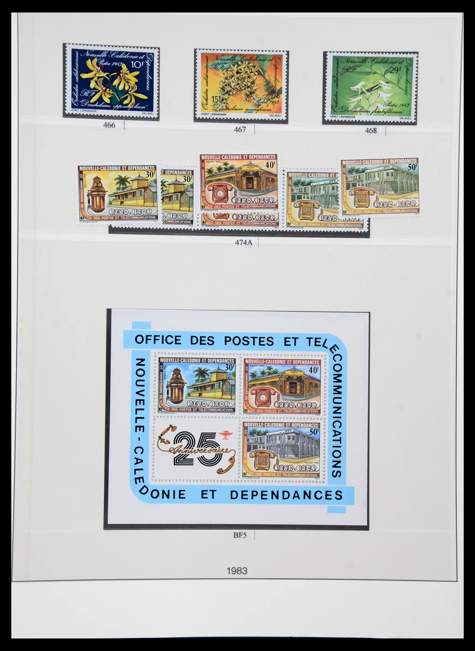41341 0053 - Postzegelverzameling 41341 Nieuw Caledonië 1900-2010.