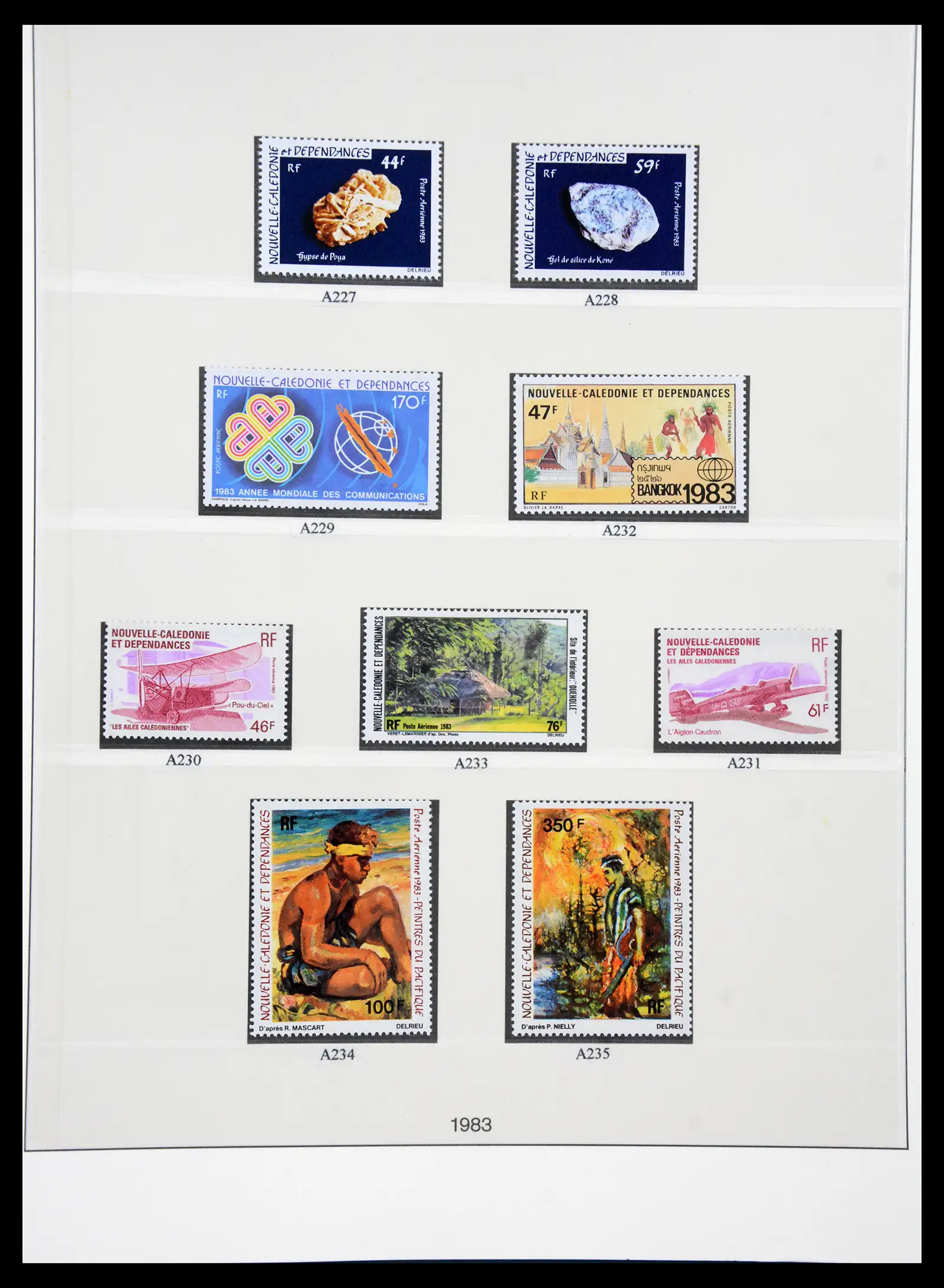 41341 0055 - Postzegelverzameling 41341 Nieuw Caledonië 1900-2010.