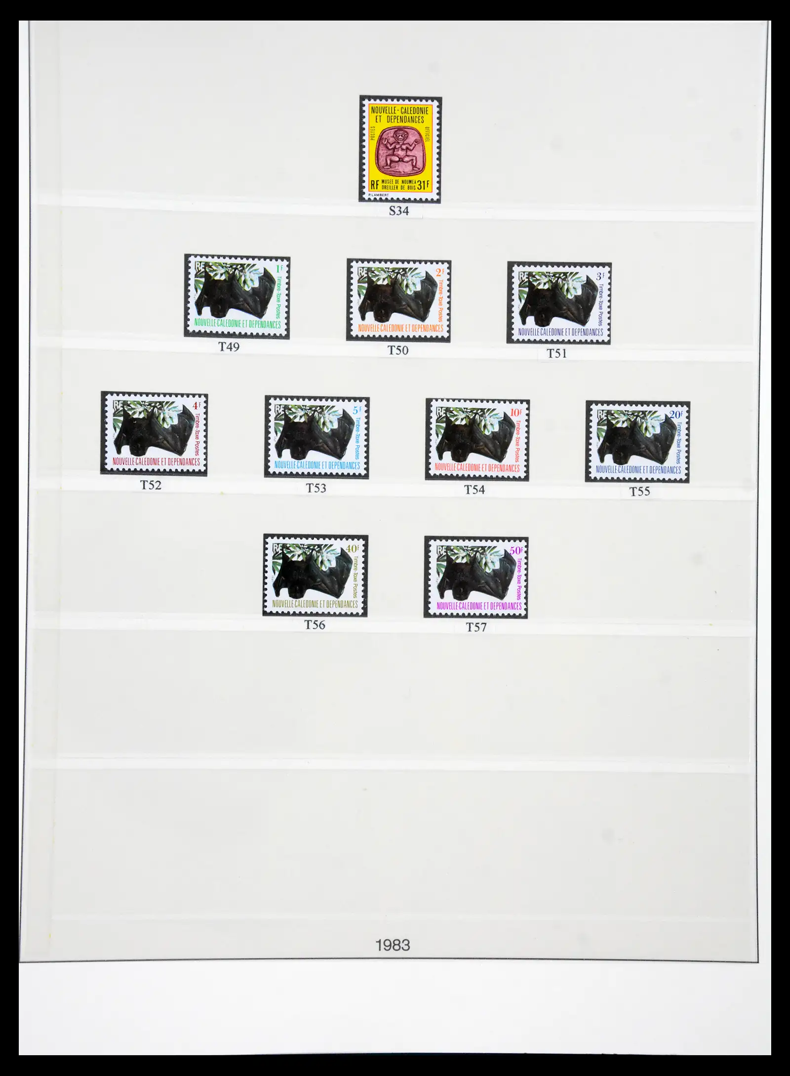 41341 0056 - Postzegelverzameling 41341 Nieuw Caledonië 1900-2010.