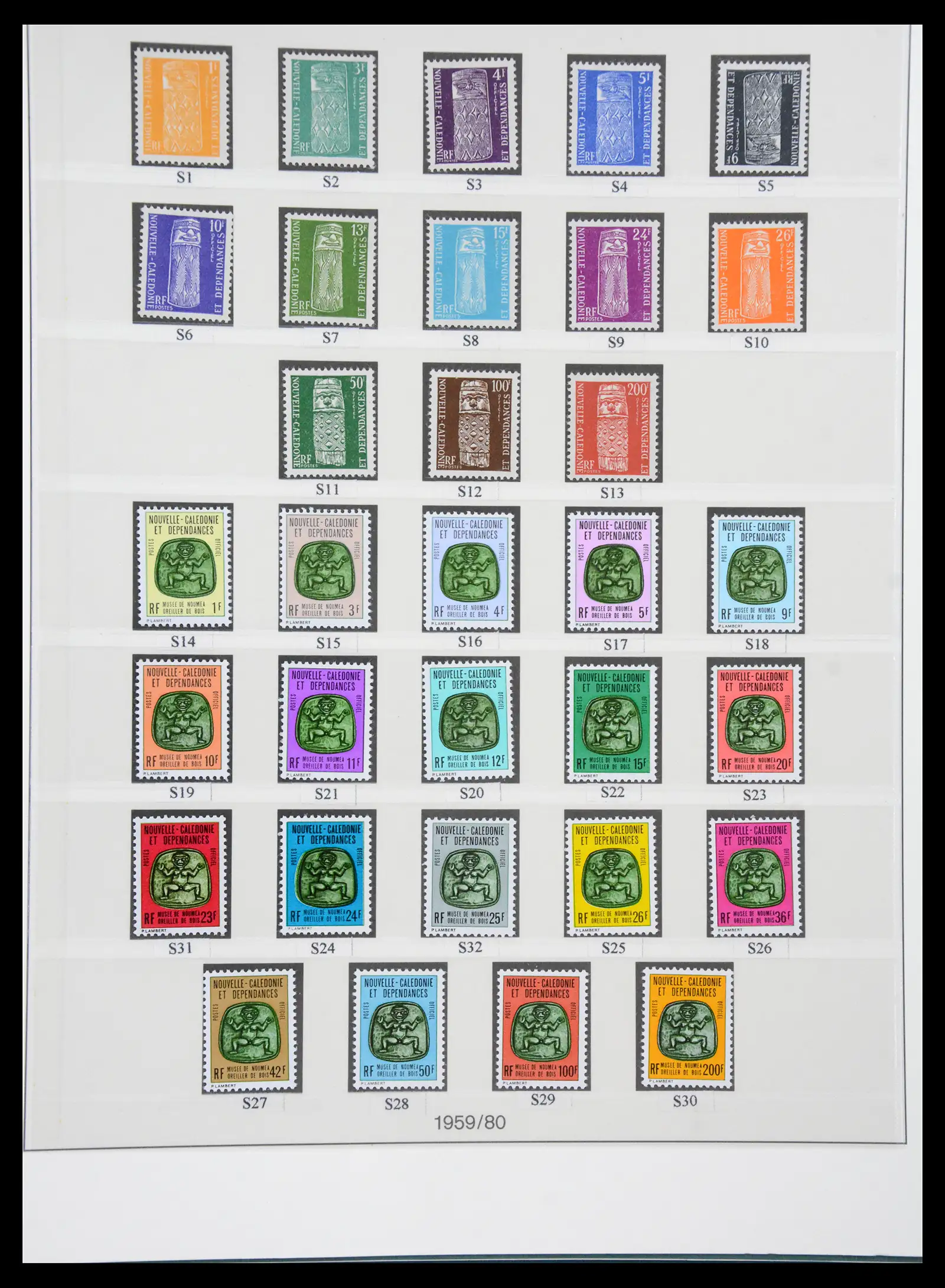 41341 0057 - Postzegelverzameling 41341 Nieuw Caledonië 1900-2010.