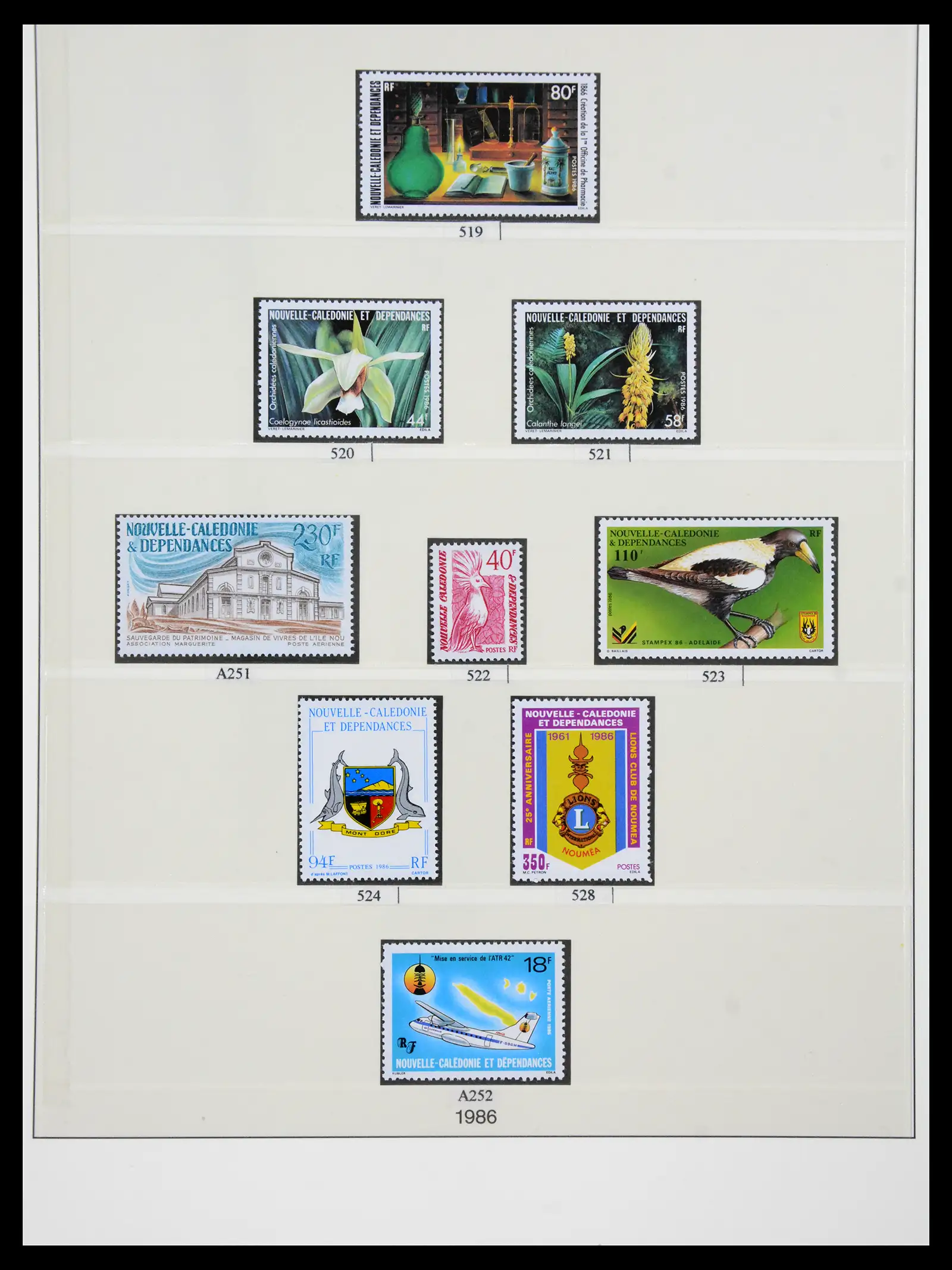 41341 0065 - Postzegelverzameling 41341 Nieuw Caledonië 1900-2010.