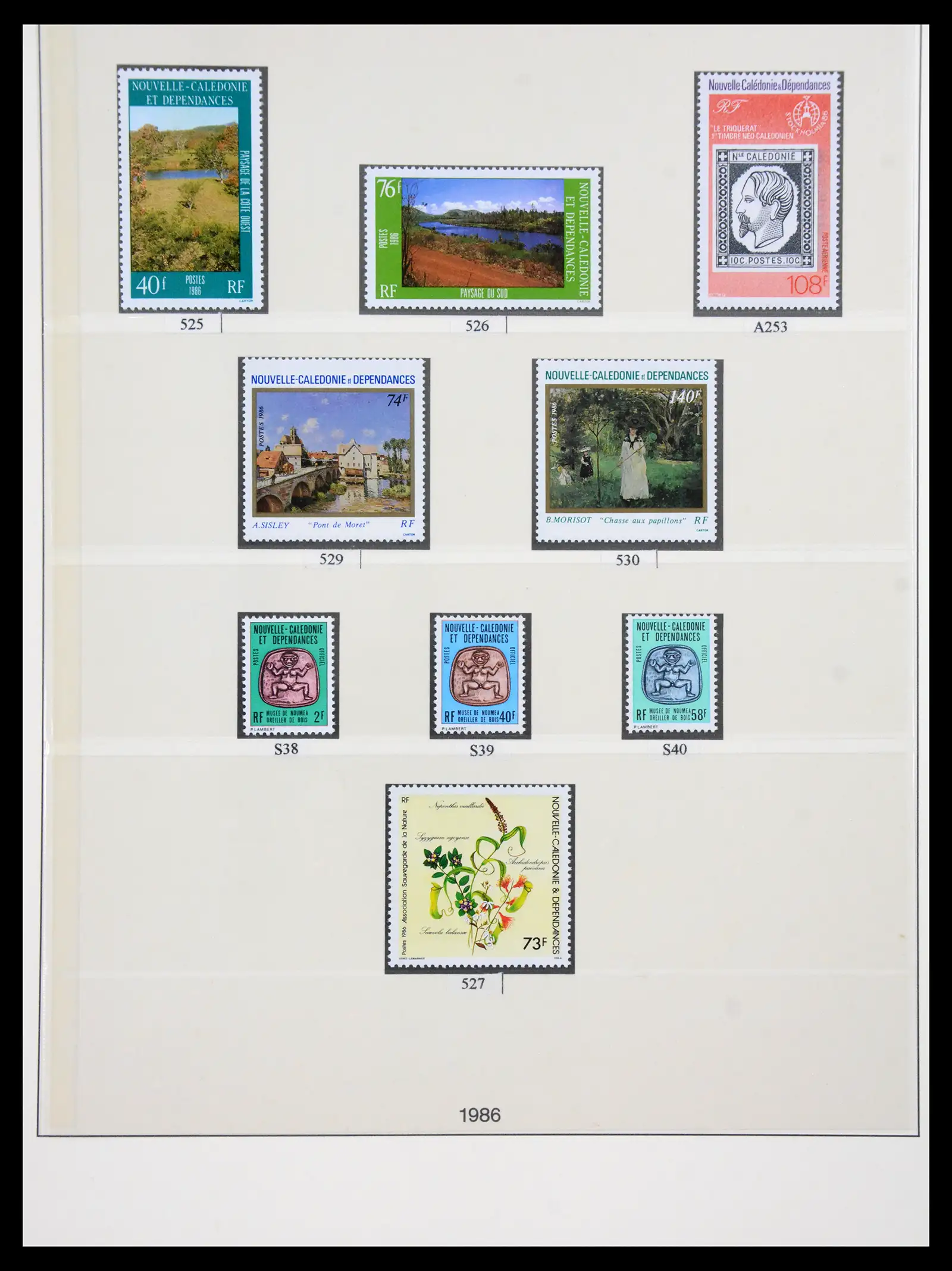 41341 0066 - Postzegelverzameling 41341 Nieuw Caledonië 1900-2010.