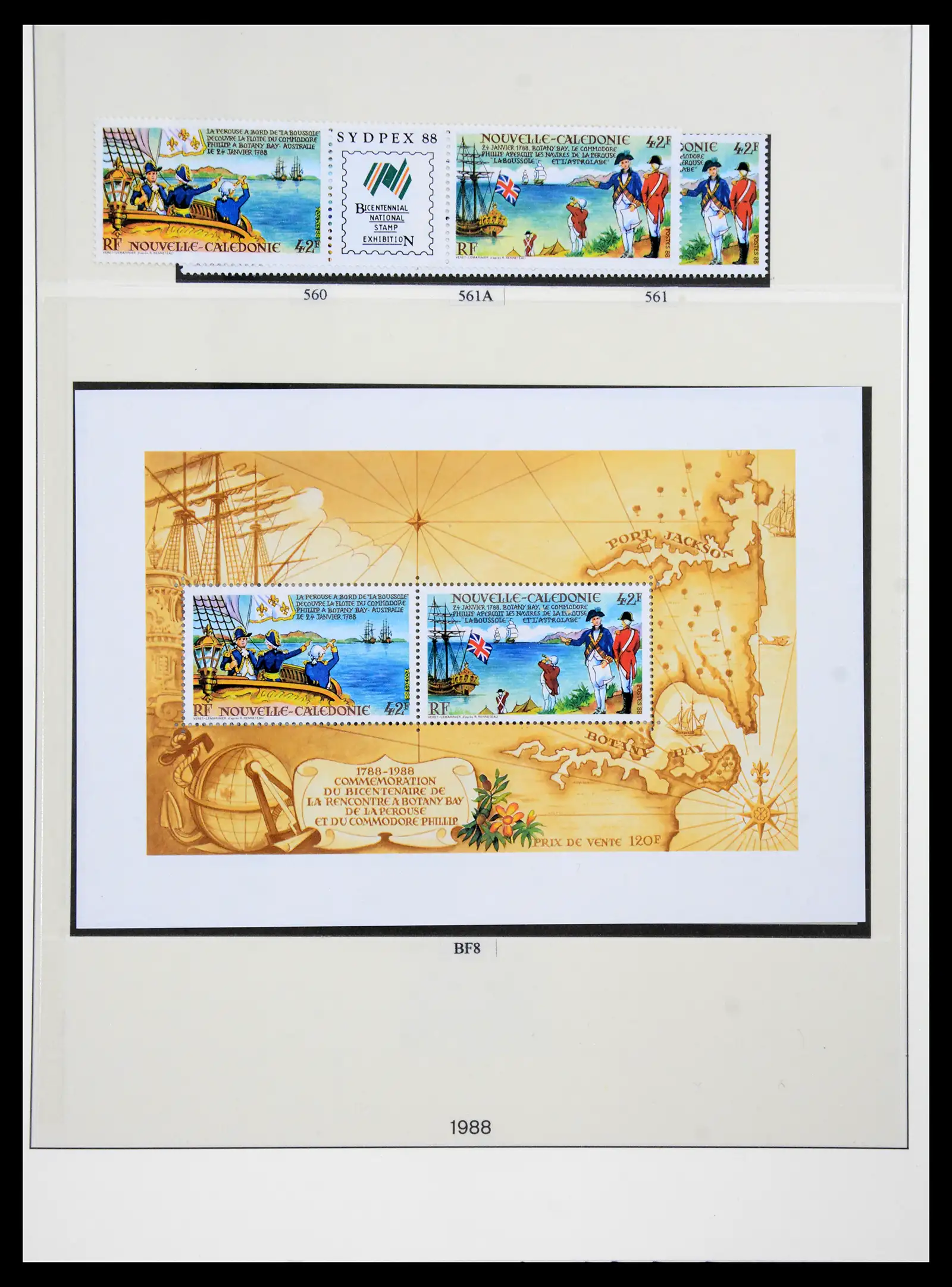 41341 0071 - Postzegelverzameling 41341 Nieuw Caledonië 1900-2010.