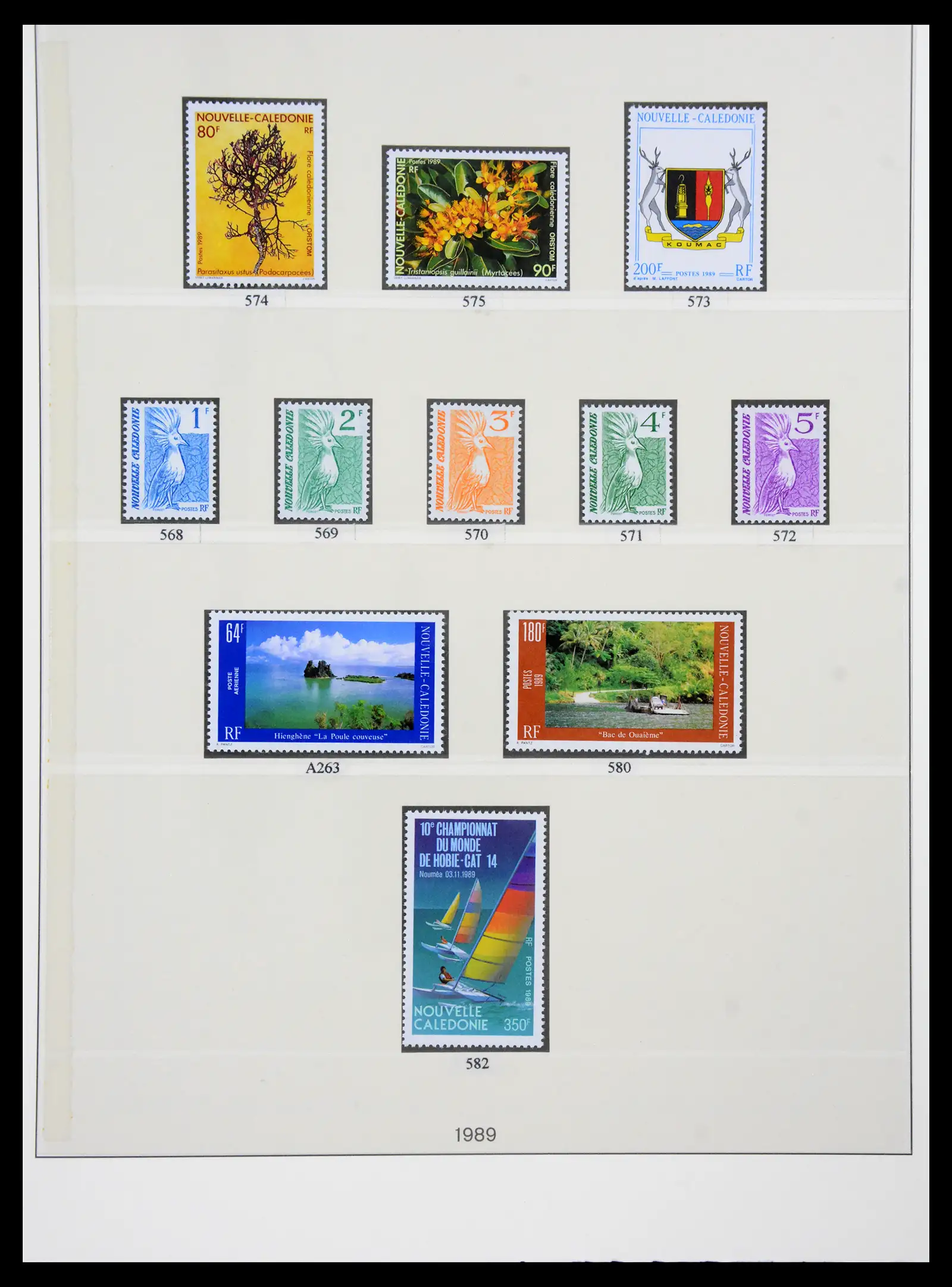 41341 0072 - Postzegelverzameling 41341 Nieuw Caledonië 1900-2010.