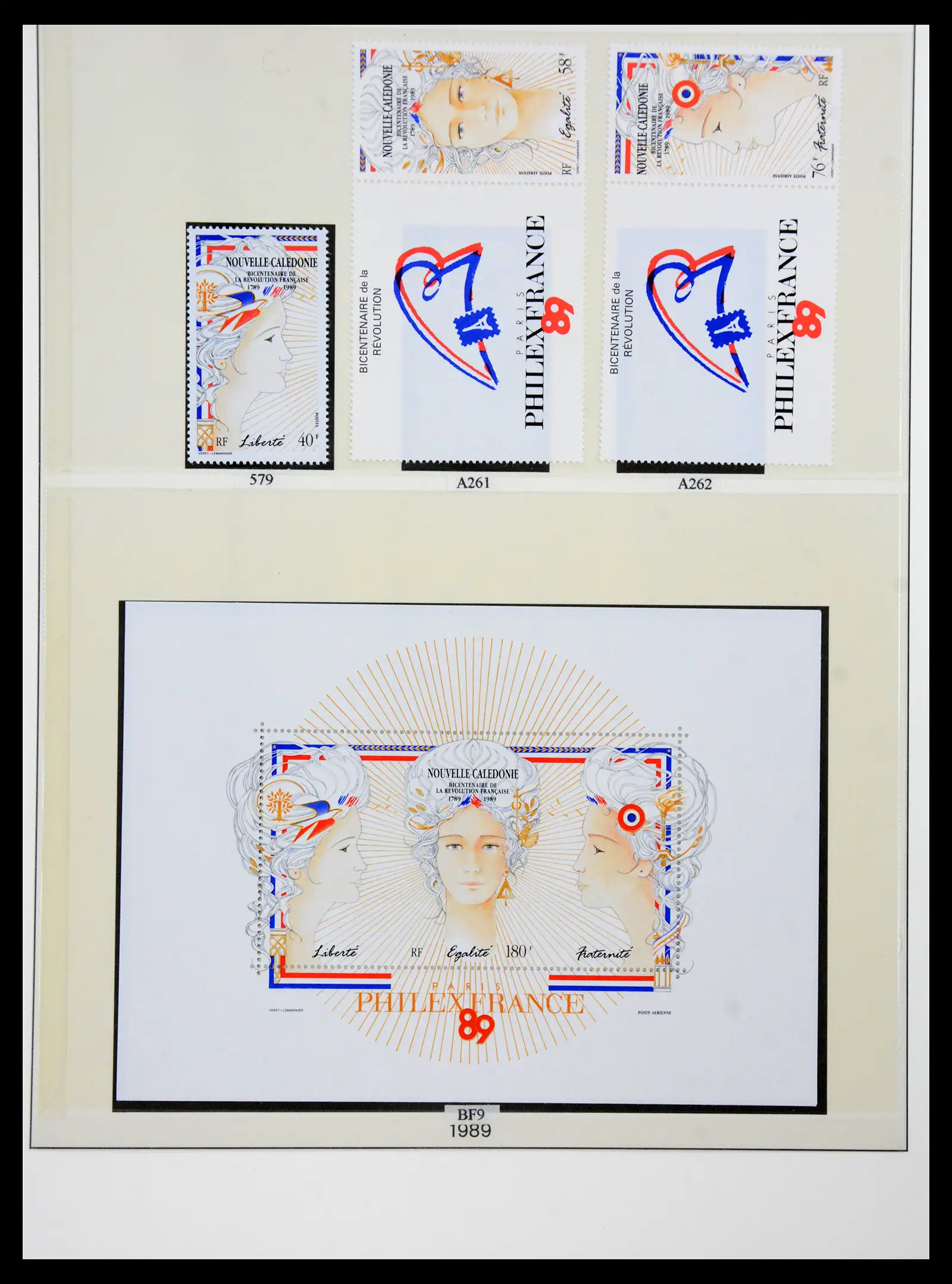 41341 0073 - Postzegelverzameling 41341 Nieuw Caledonië 1900-2010.