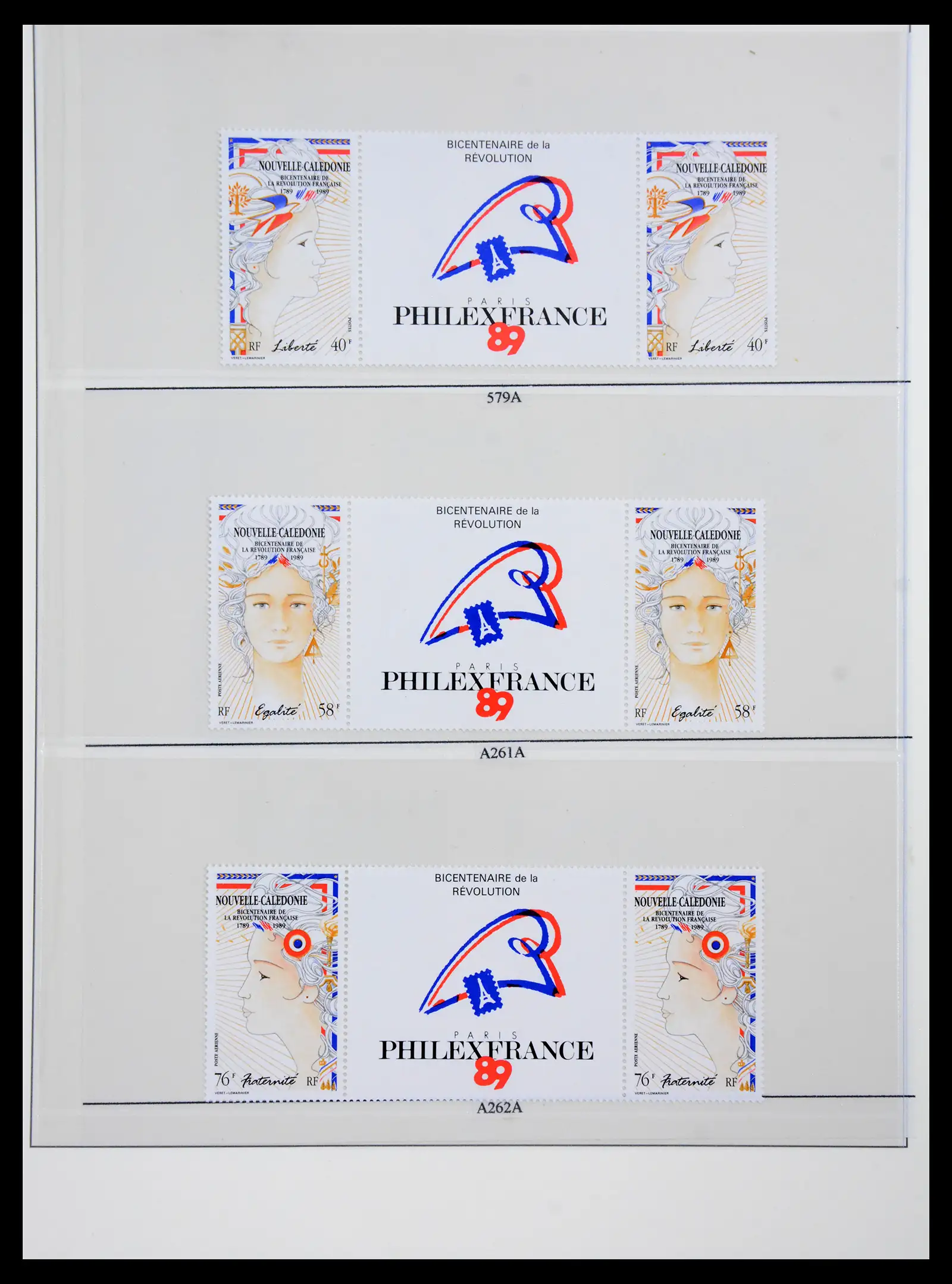 41341 0074 - Postzegelverzameling 41341 Nieuw Caledonië 1900-2010.