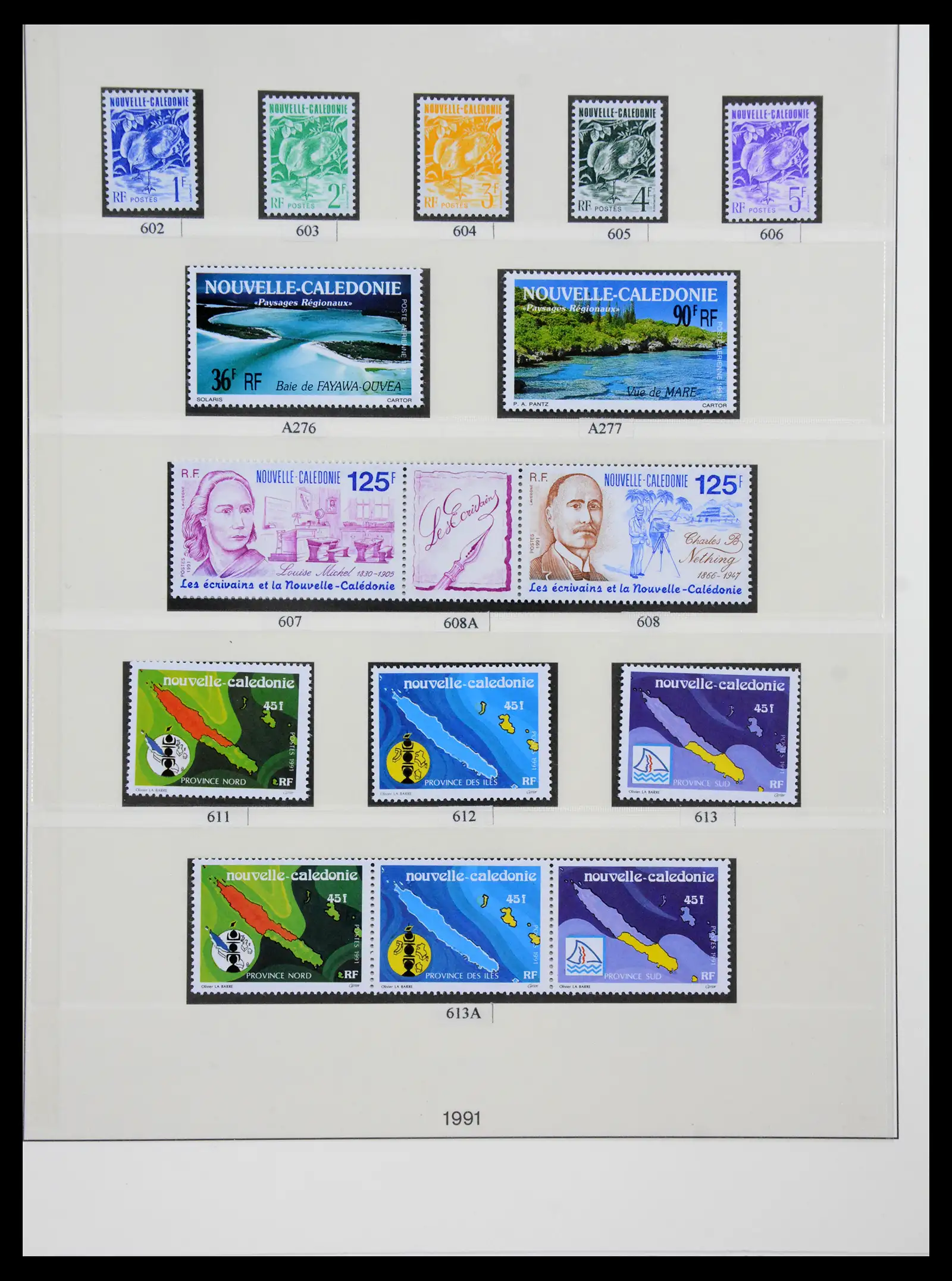 41341 0079 - Postzegelverzameling 41341 Nieuw Caledonië 1900-2010.