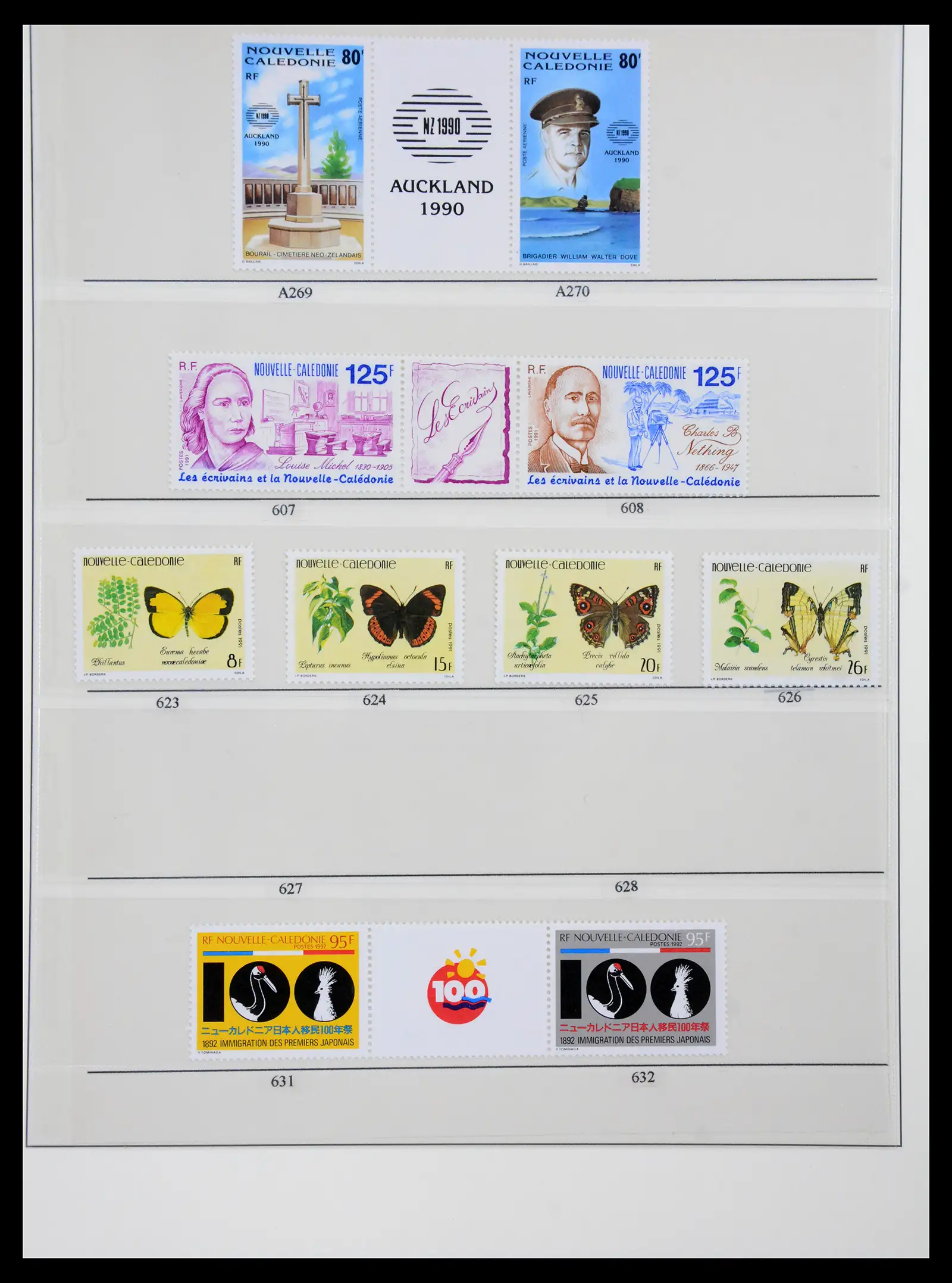 41341 0080 - Postzegelverzameling 41341 Nieuw Caledonië 1900-2010.