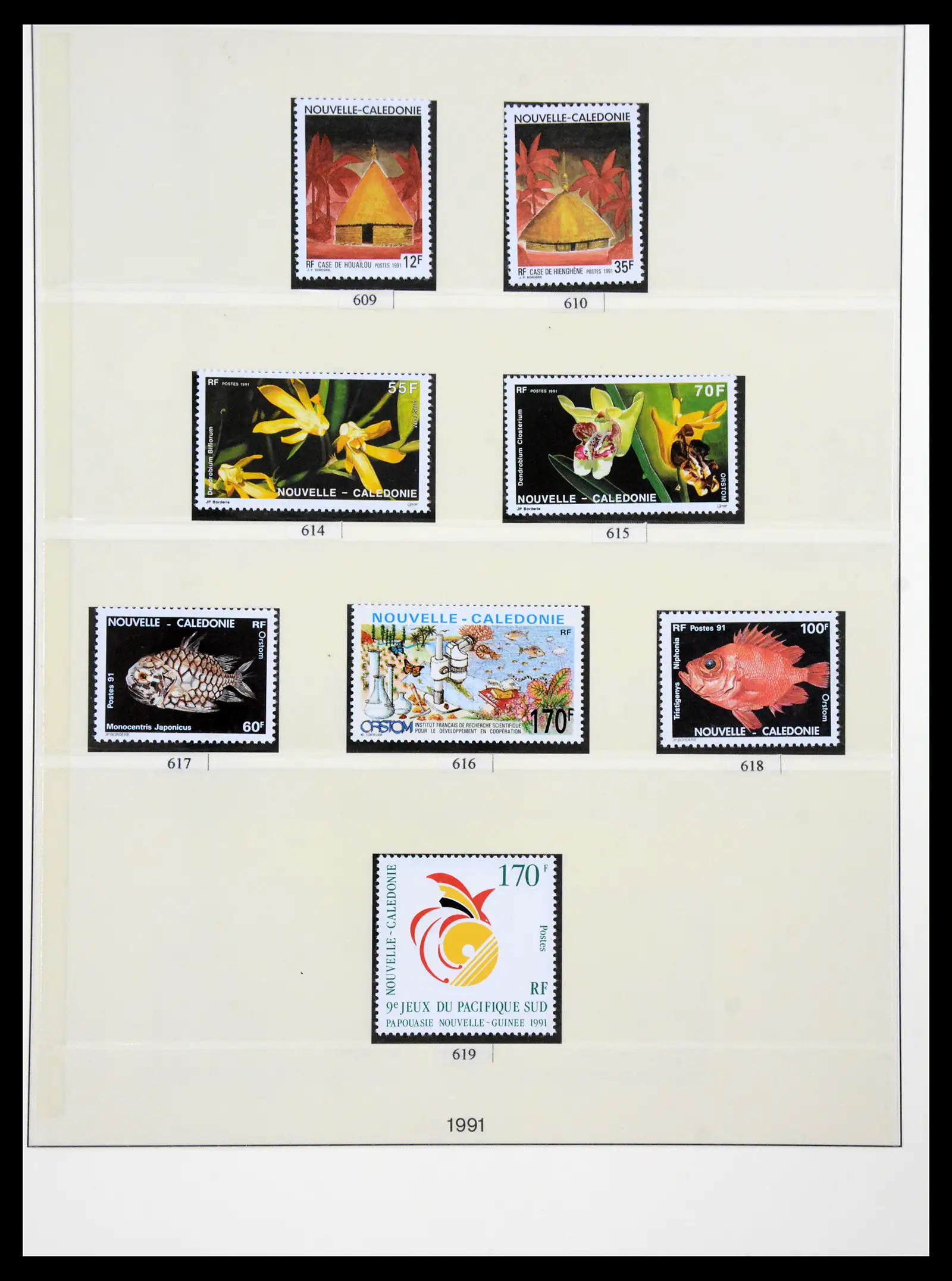 41341 0081 - Postzegelverzameling 41341 Nieuw Caledonië 1900-2010.