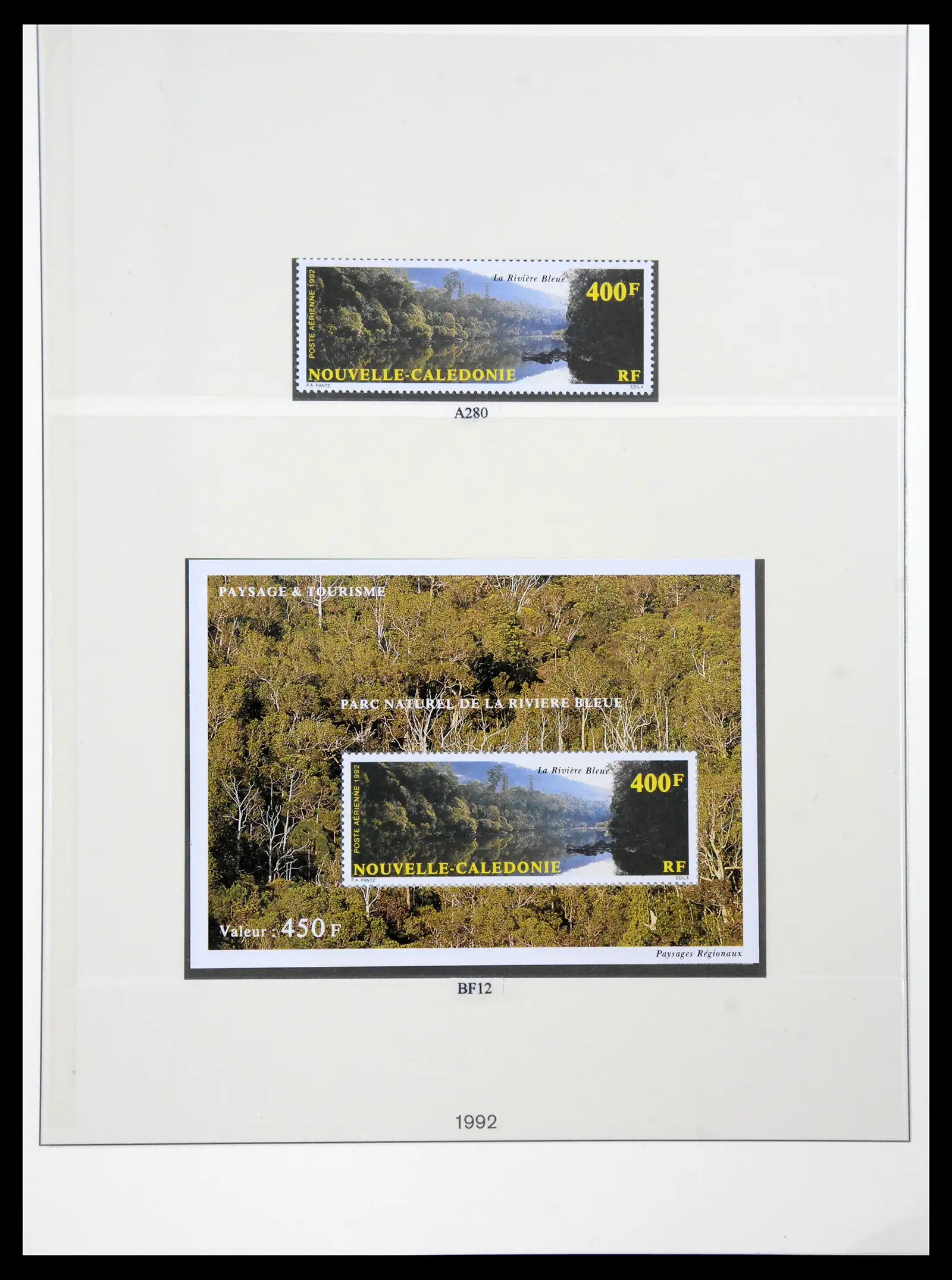 41341 0084 - Postzegelverzameling 41341 Nieuw Caledonië 1900-2010.