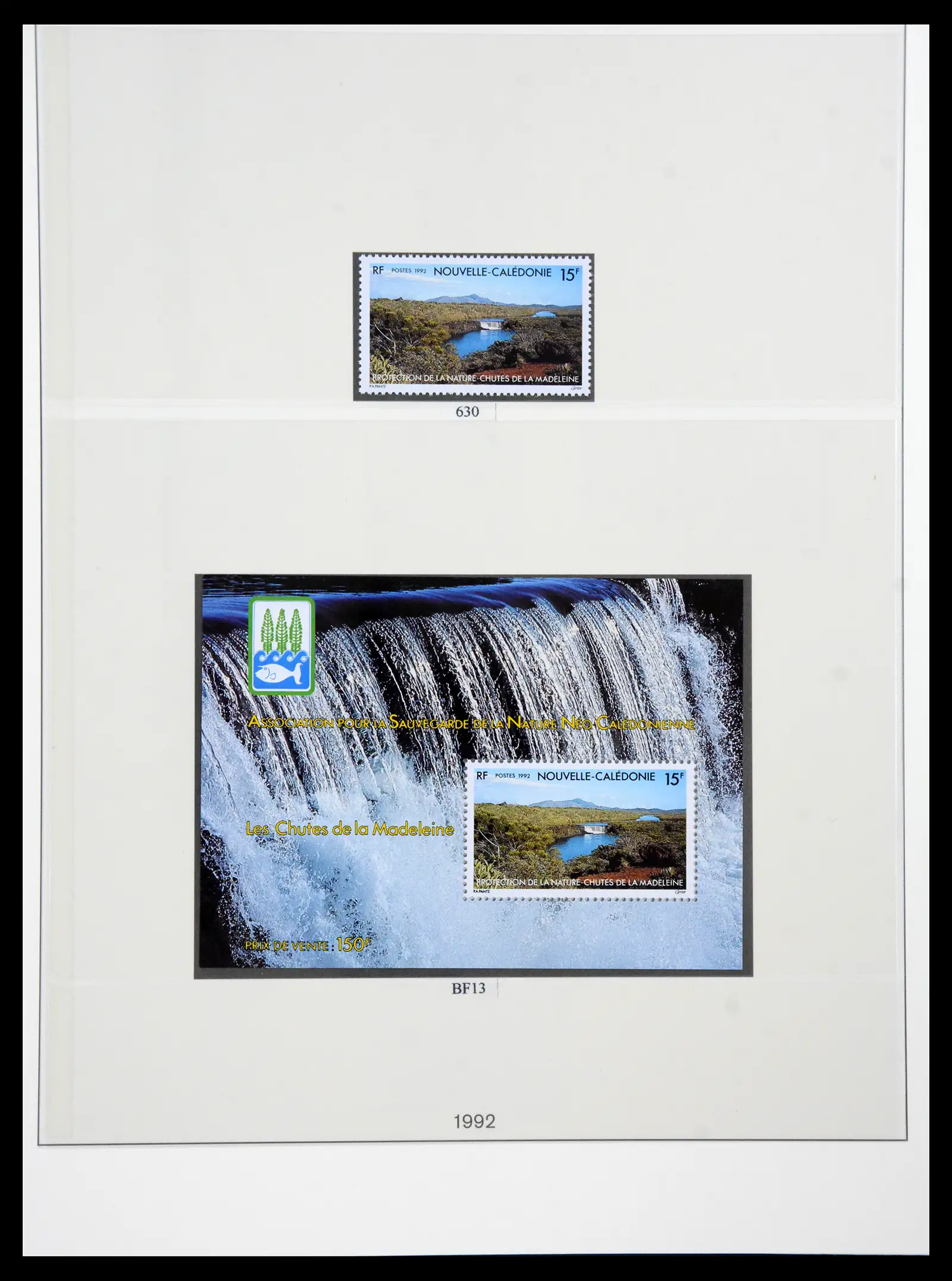 41341 0085 - Postzegelverzameling 41341 Nieuw Caledonië 1900-2010.