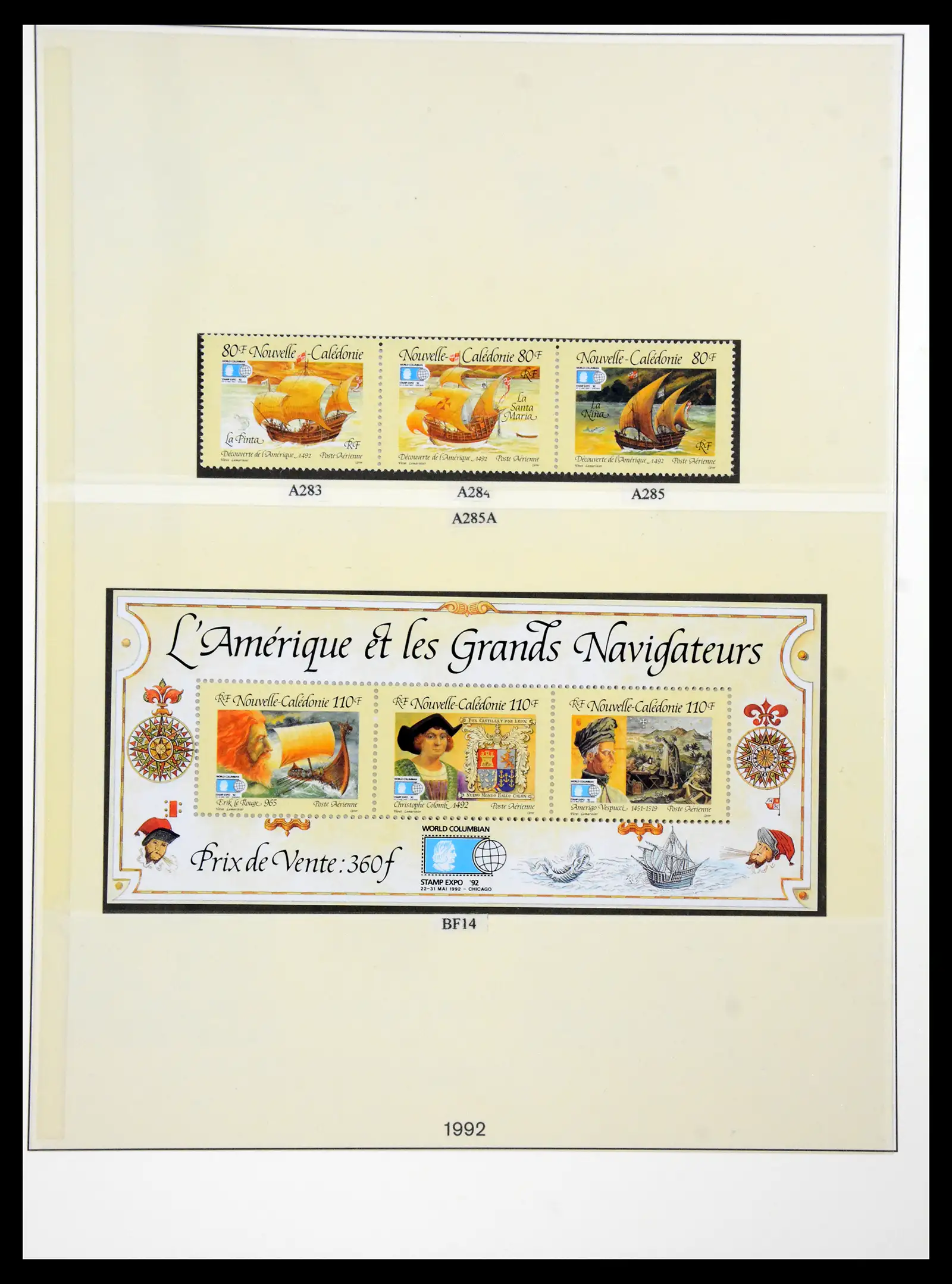 41341 0087 - Postzegelverzameling 41341 Nieuw Caledonië 1900-2010.