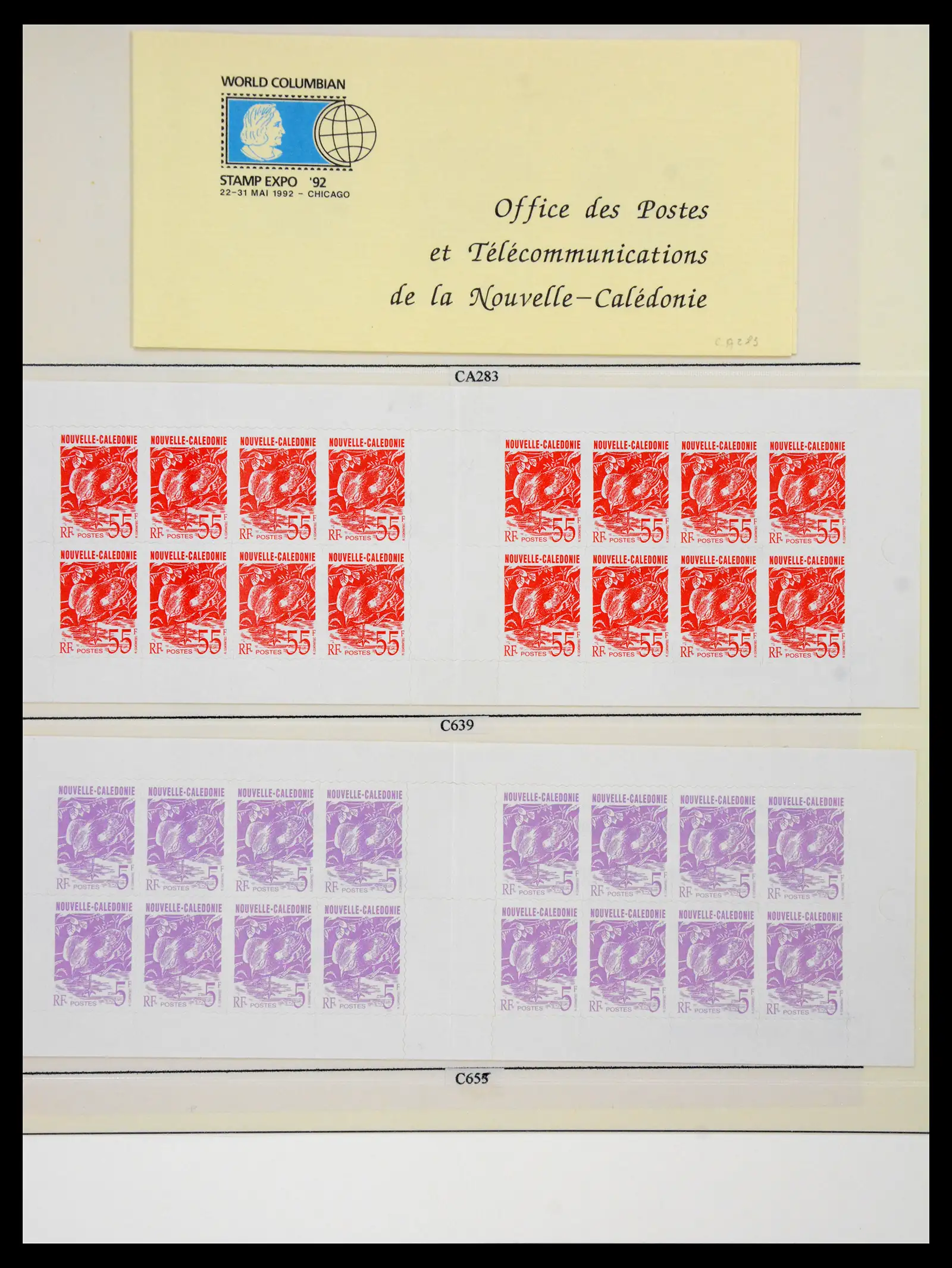 41341 0090 - Postzegelverzameling 41341 Nieuw Caledonië 1900-2010.