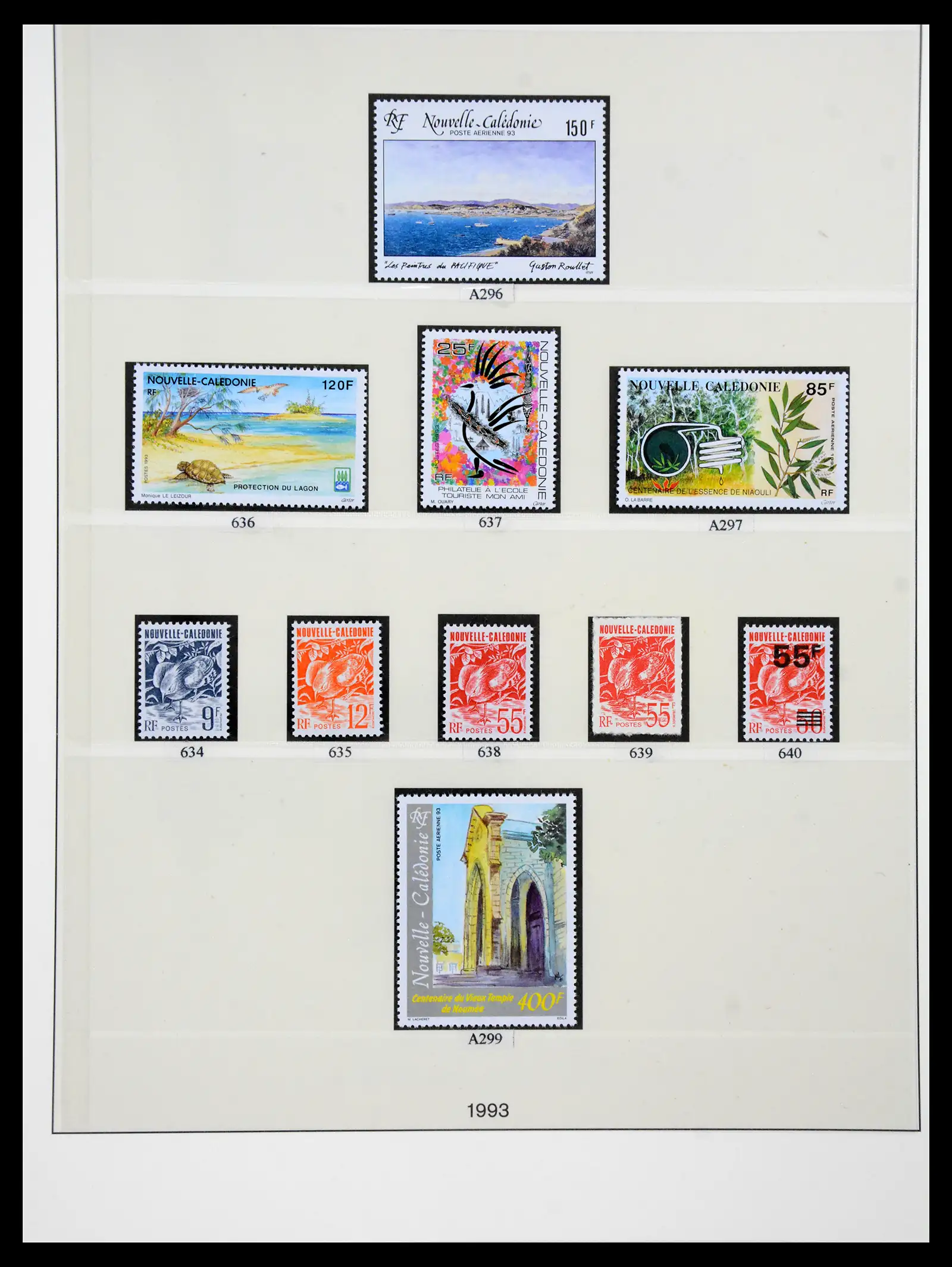 41341 0091 - Postzegelverzameling 41341 Nieuw Caledonië 1900-2010.