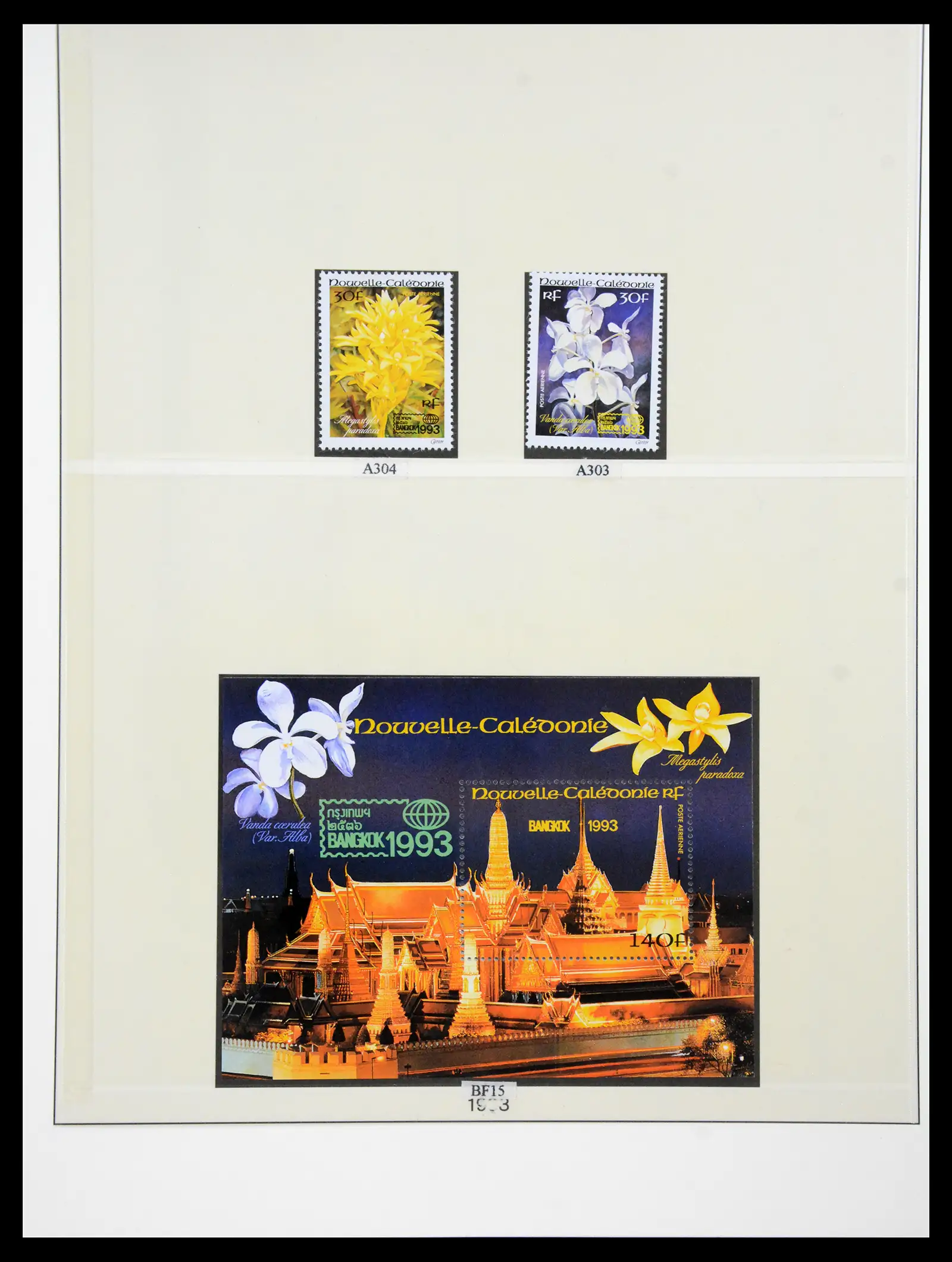 41341 0093 - Postzegelverzameling 41341 Nieuw Caledonië 1900-2010.