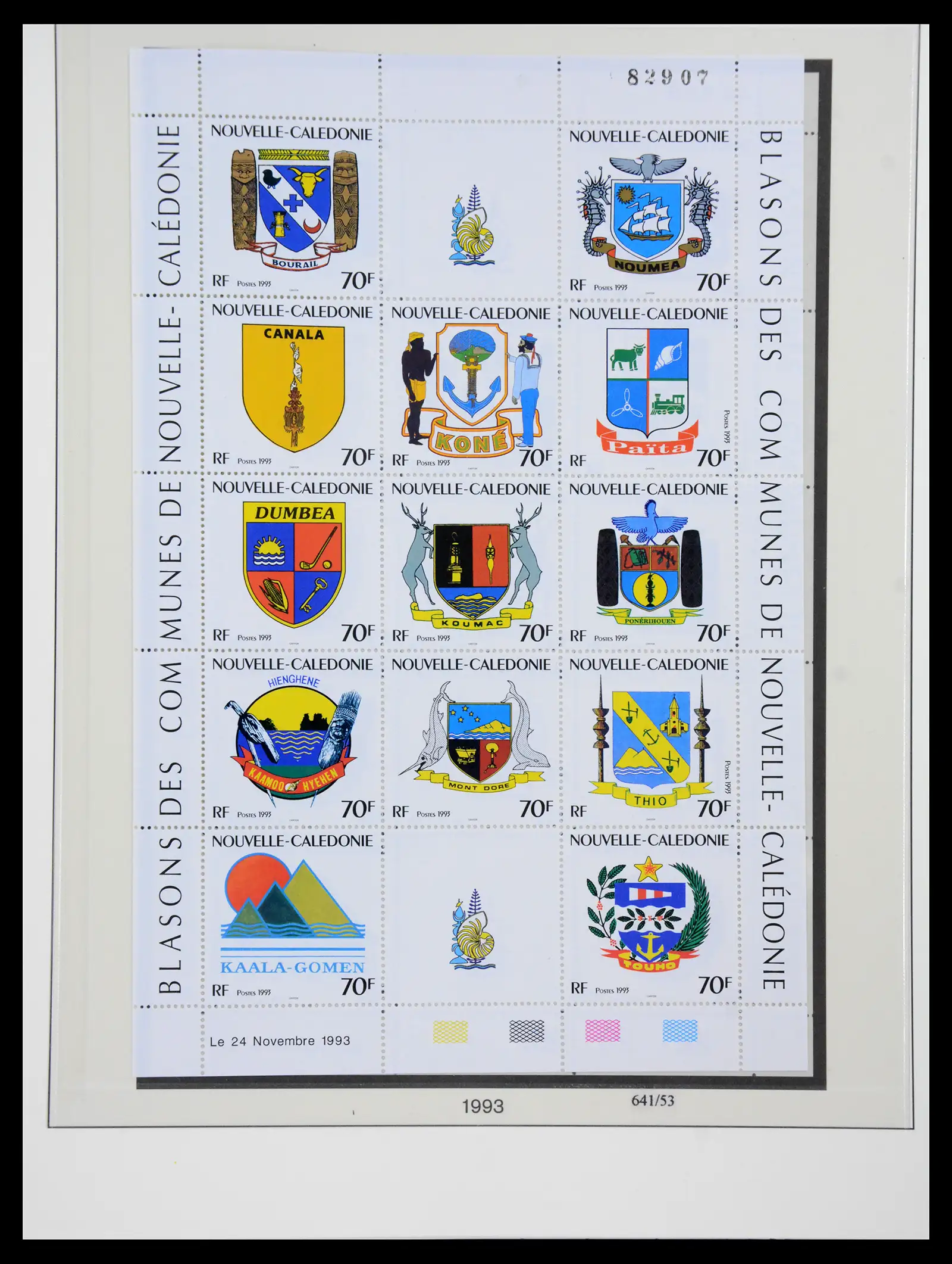 41341 0094 - Postzegelverzameling 41341 Nieuw Caledonië 1900-2010.