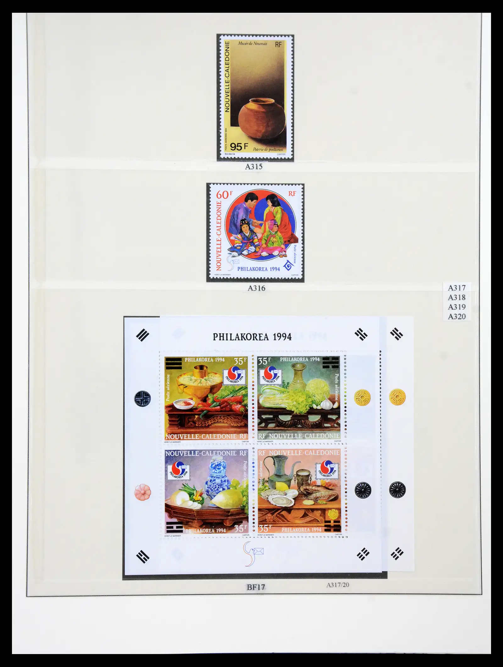 41341 0099 - Postzegelverzameling 41341 Nieuw Caledonië 1900-2010.