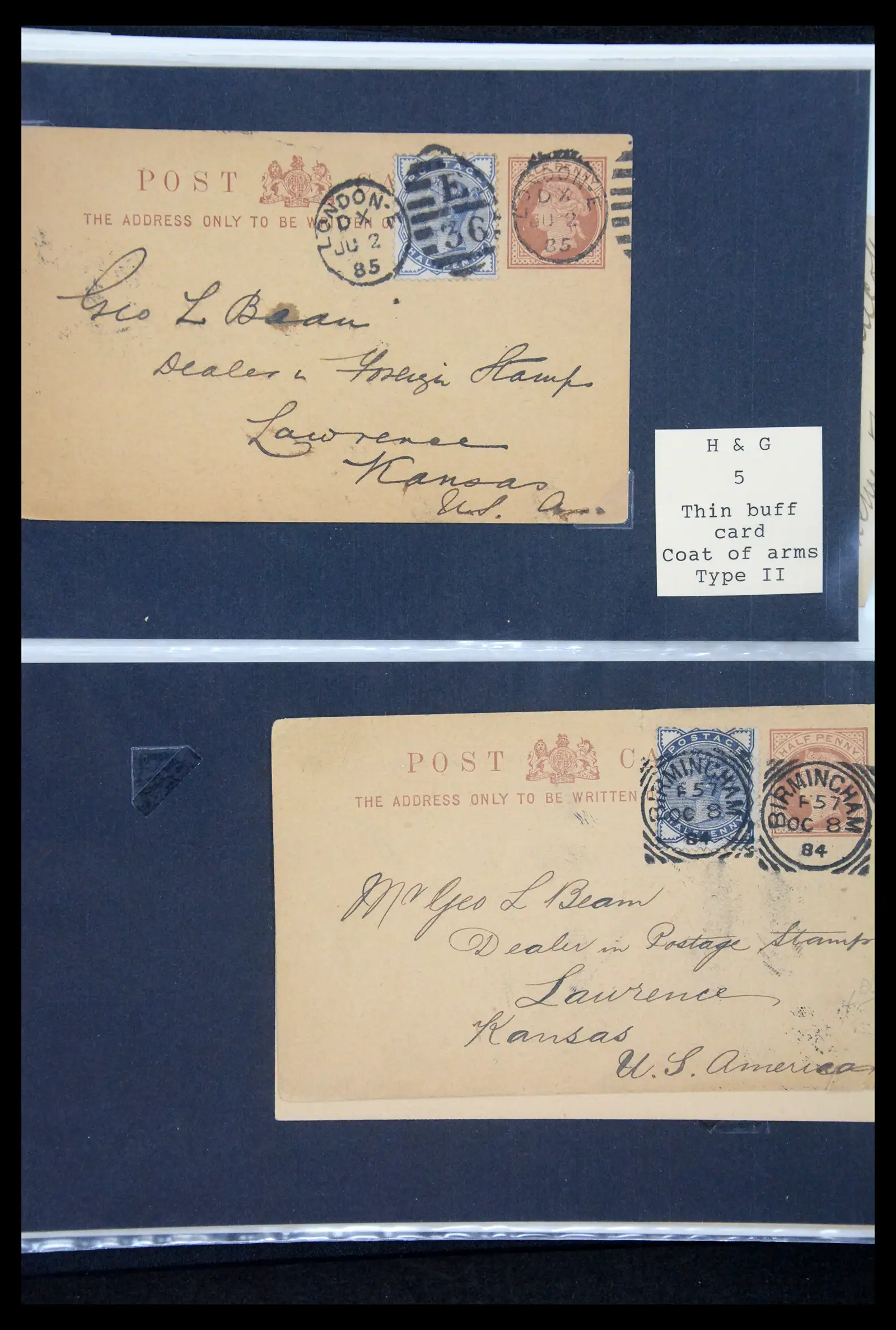 41344 0002 - Stamp collection 41344 Great Britain covers 1870-1950.