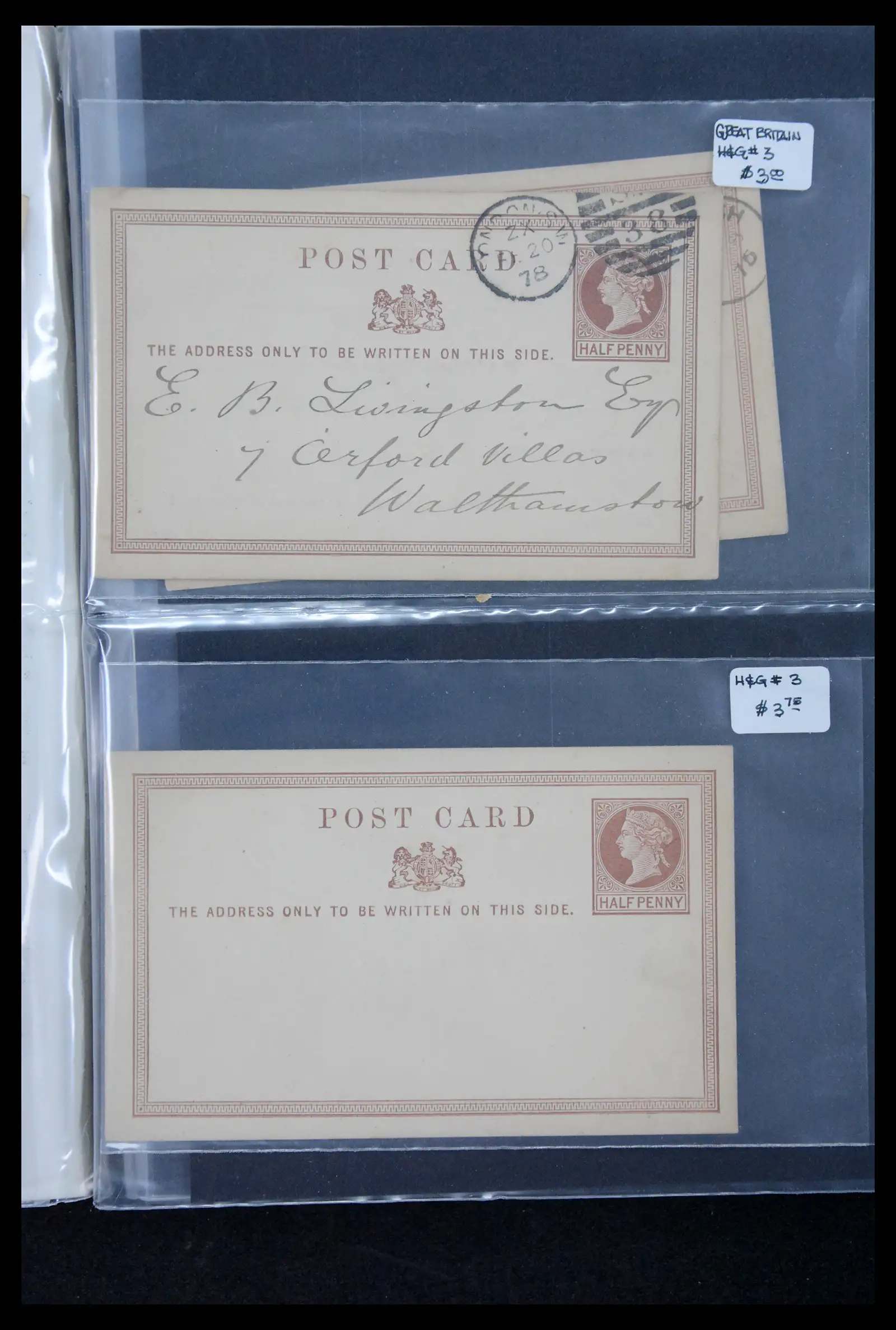 41344 0003 - Stamp collection 41344 Great Britain covers 1870-1950.