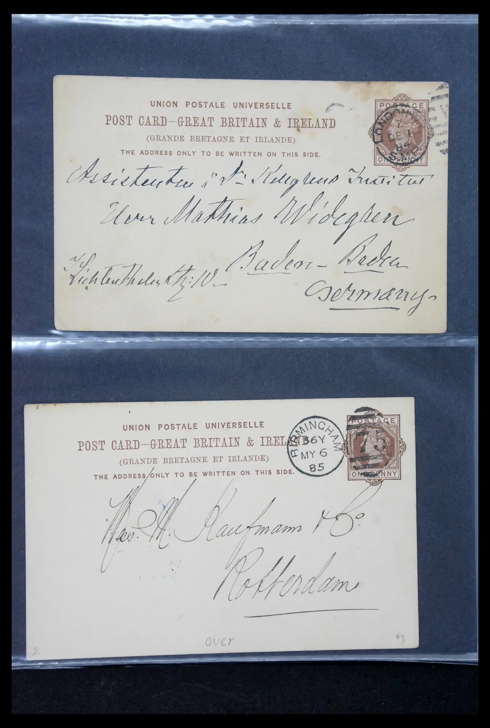 41344 0009 - Stamp collection 41344 Great Britain covers 1870-1950.