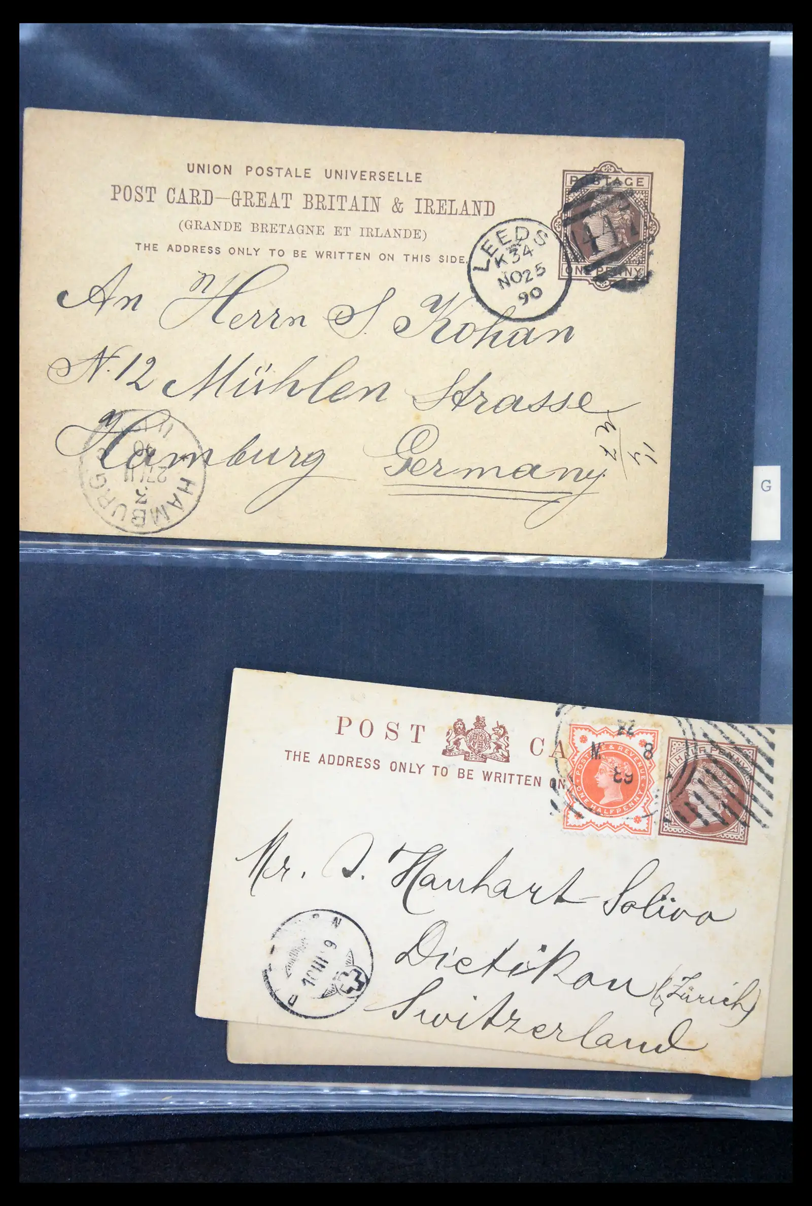 41344 0010 - Stamp collection 41344 Great Britain covers 1870-1950.