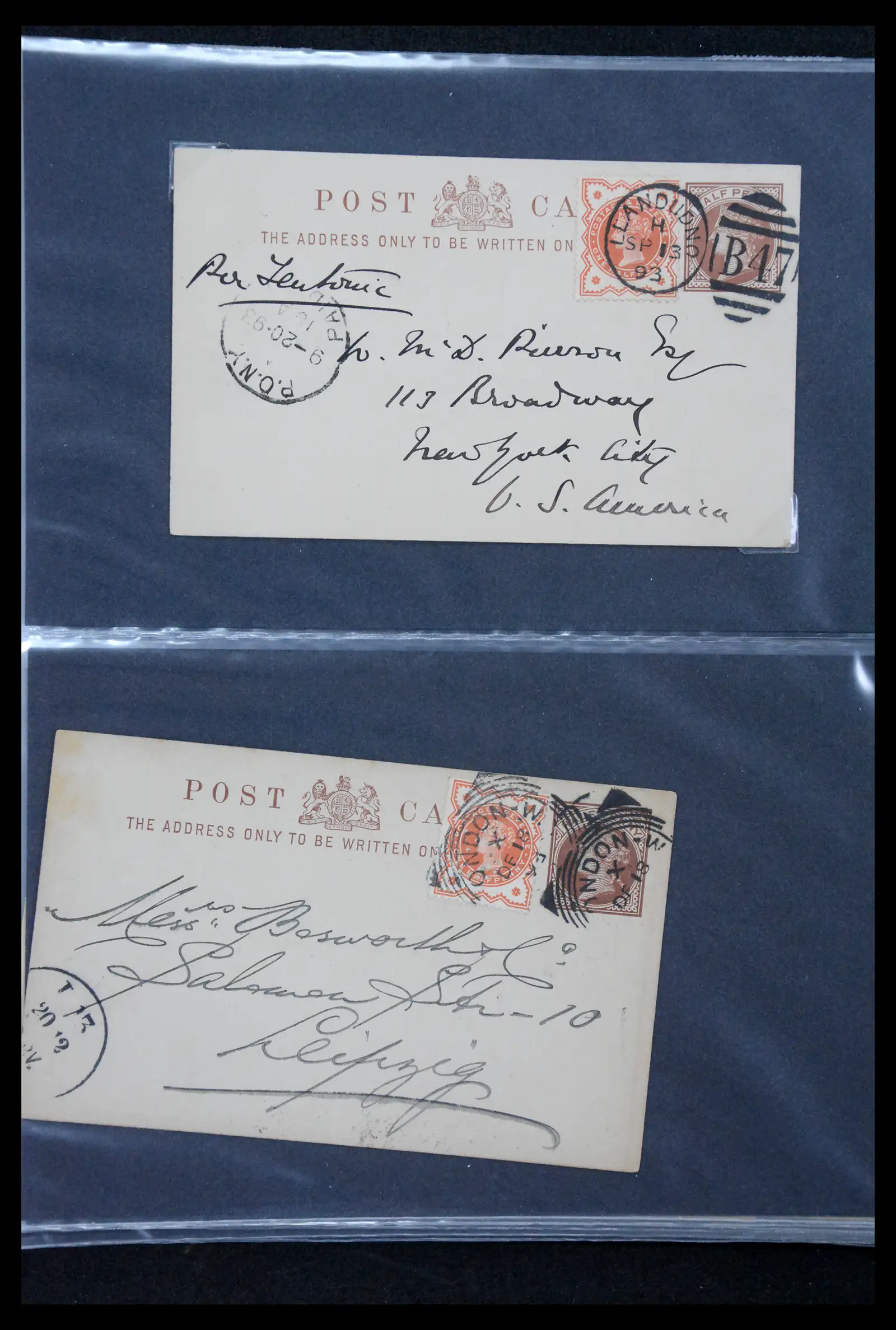 41344 0013 - Stamp collection 41344 Great Britain covers 1870-1950.