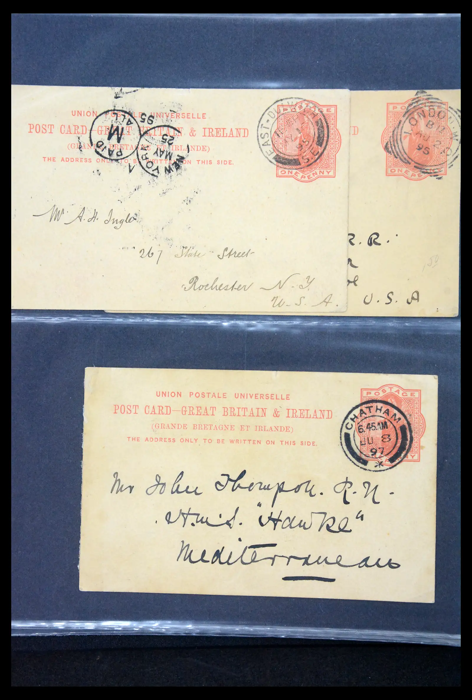41344 0016 - Stamp collection 41344 Great Britain covers 1870-1950.