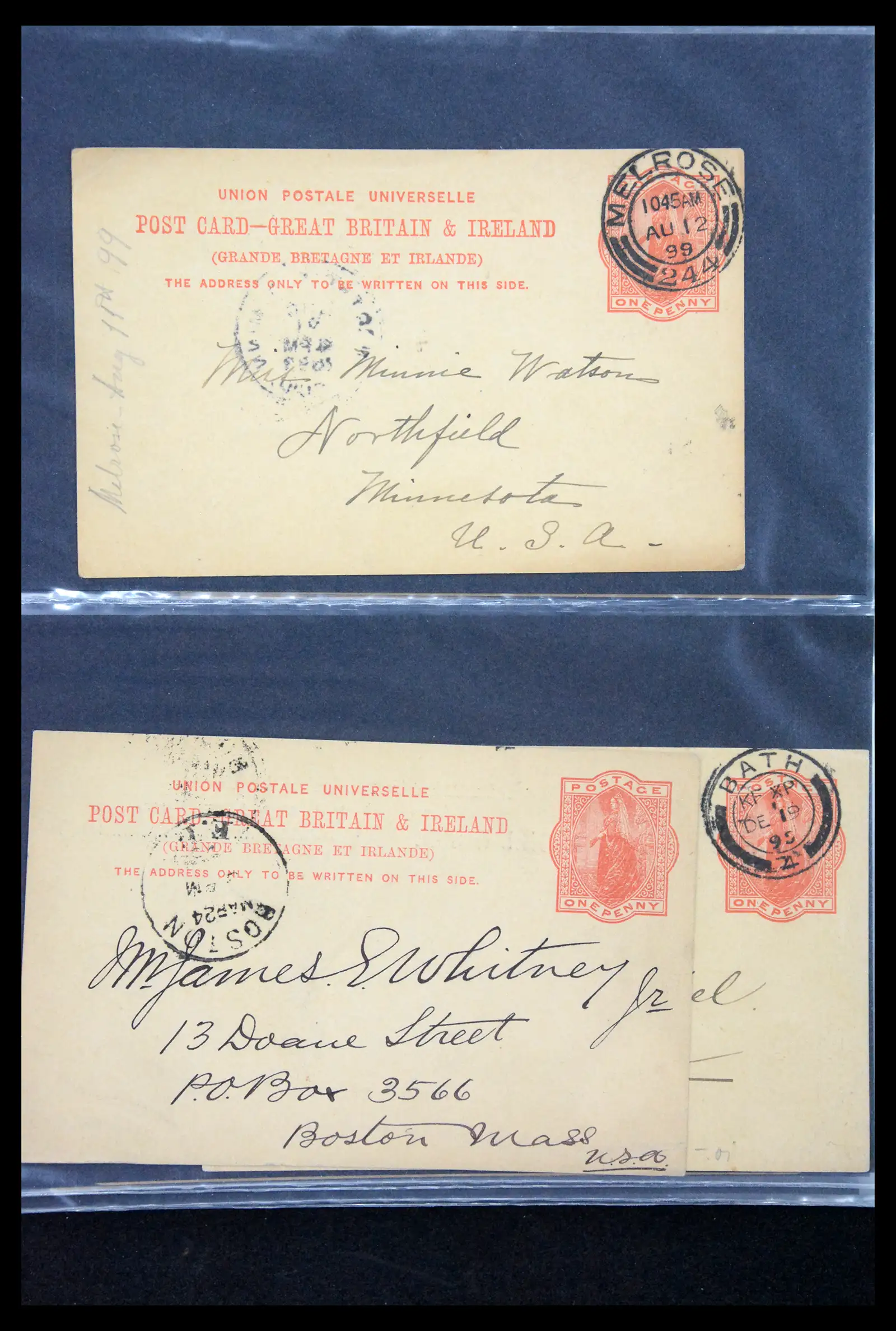 41344 0017 - Stamp collection 41344 Great Britain covers 1870-1950.