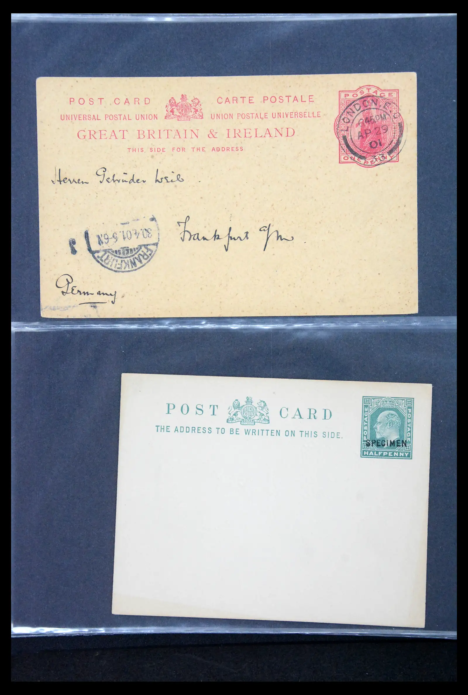 41344 0020 - Stamp collection 41344 Great Britain covers 1870-1950.
