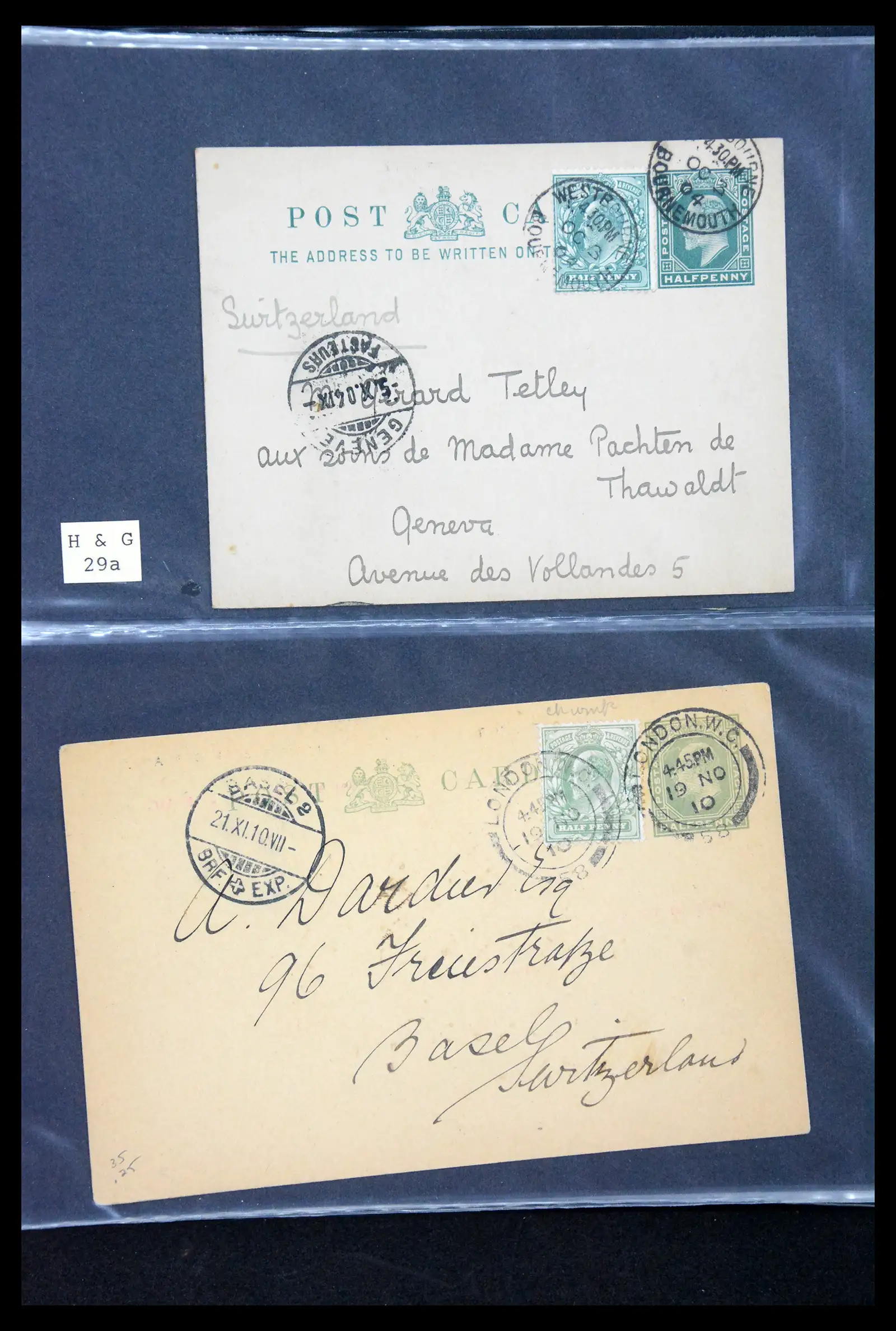 41344 0021 - Stamp collection 41344 Great Britain covers 1870-1950.