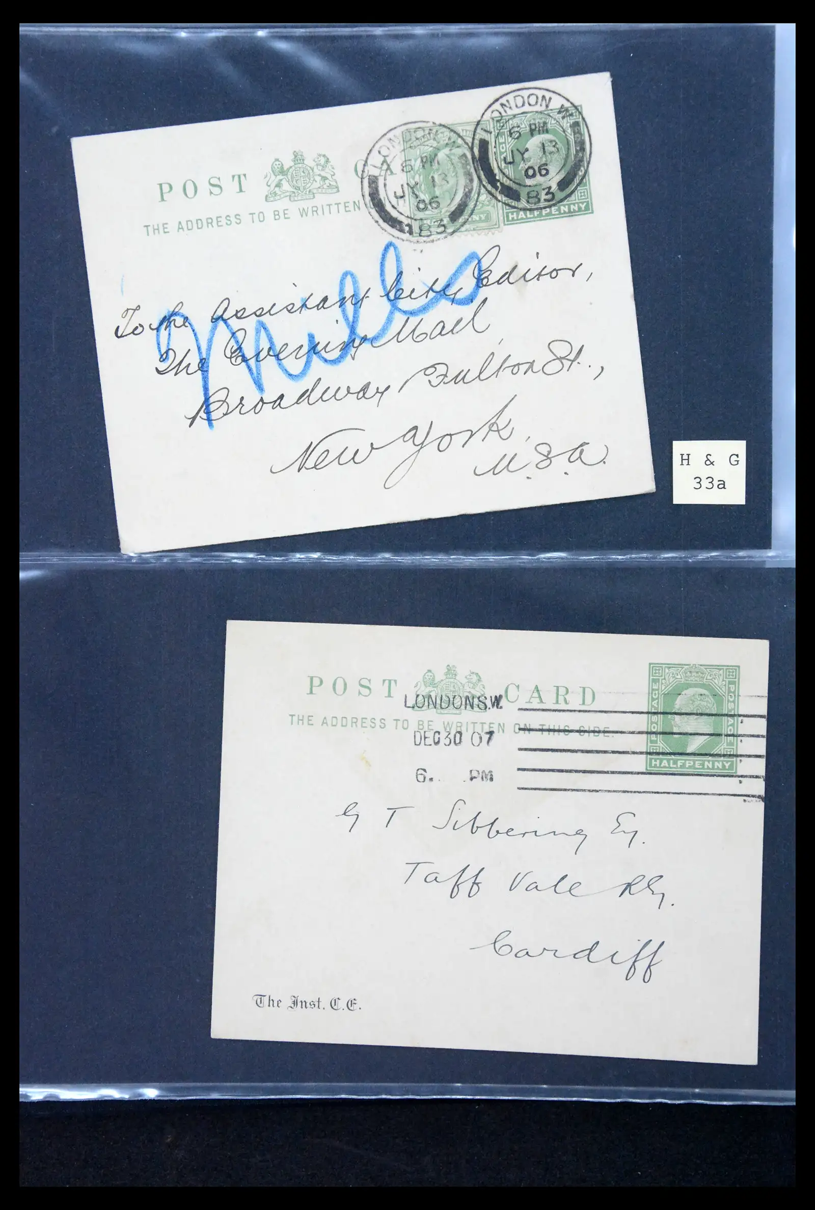 41344 0022 - Stamp collection 41344 Great Britain covers 1870-1950.