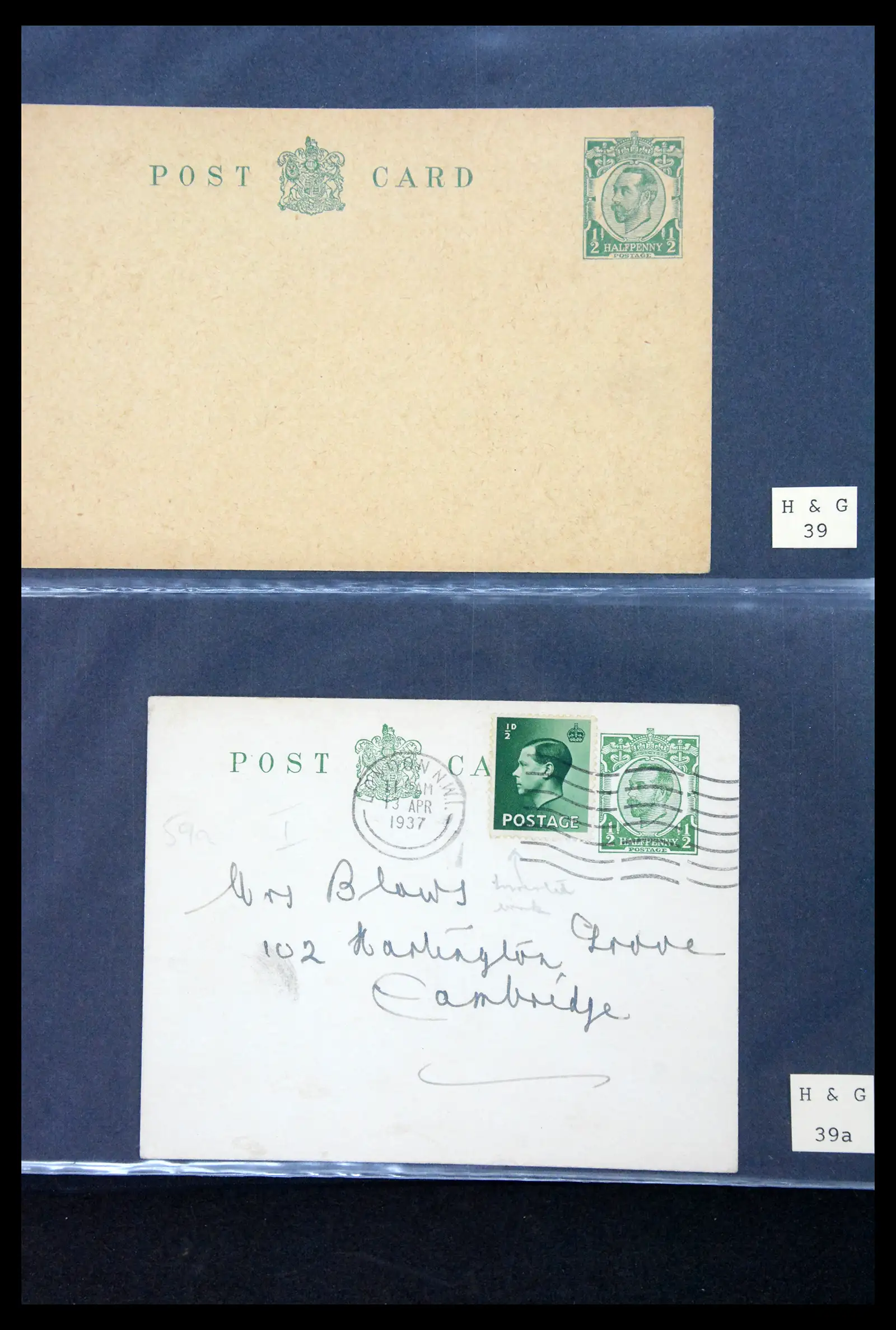 41344 0024 - Stamp collection 41344 Great Britain covers 1870-1950.