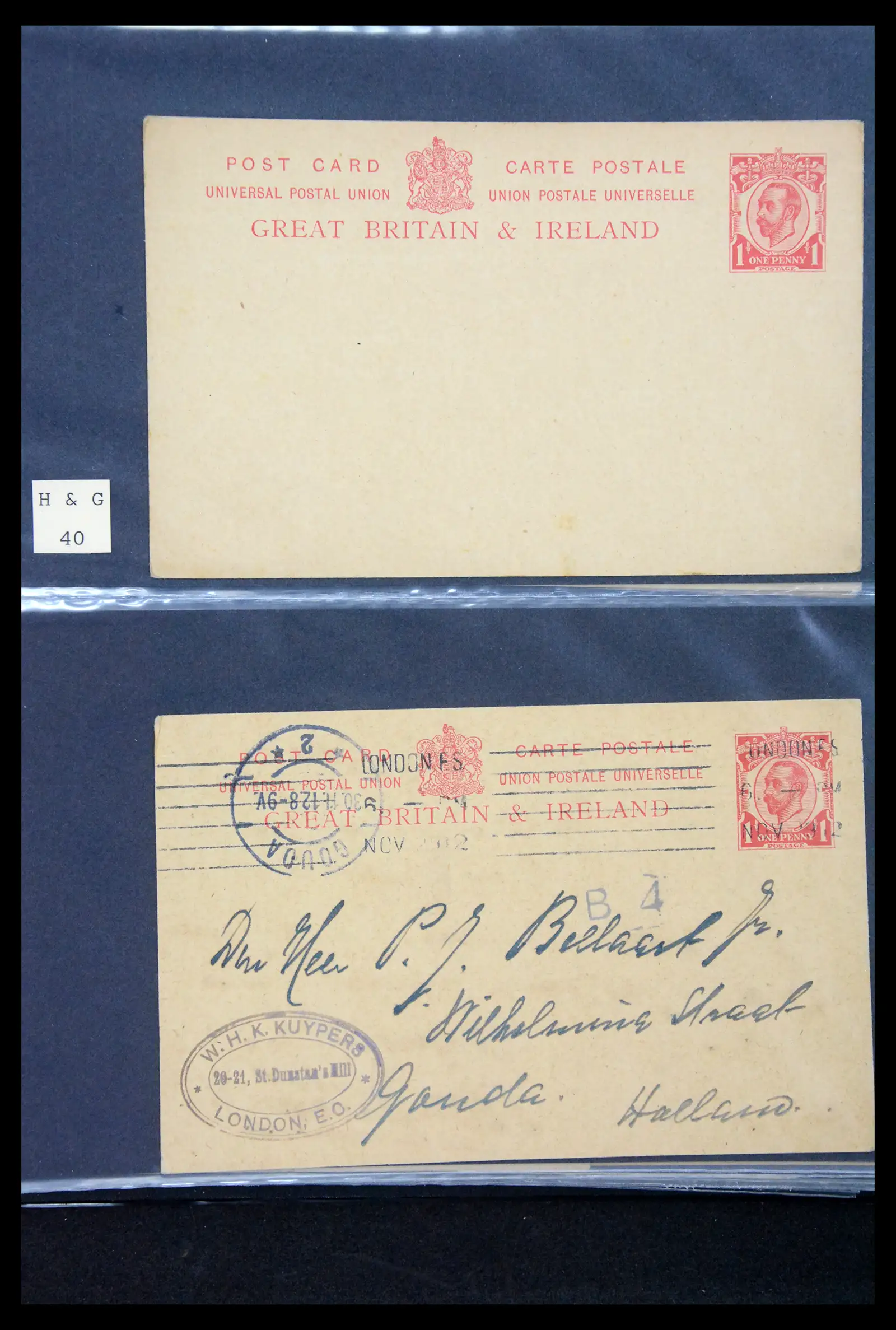 41344 0025 - Stamp collection 41344 Great Britain covers 1870-1950.