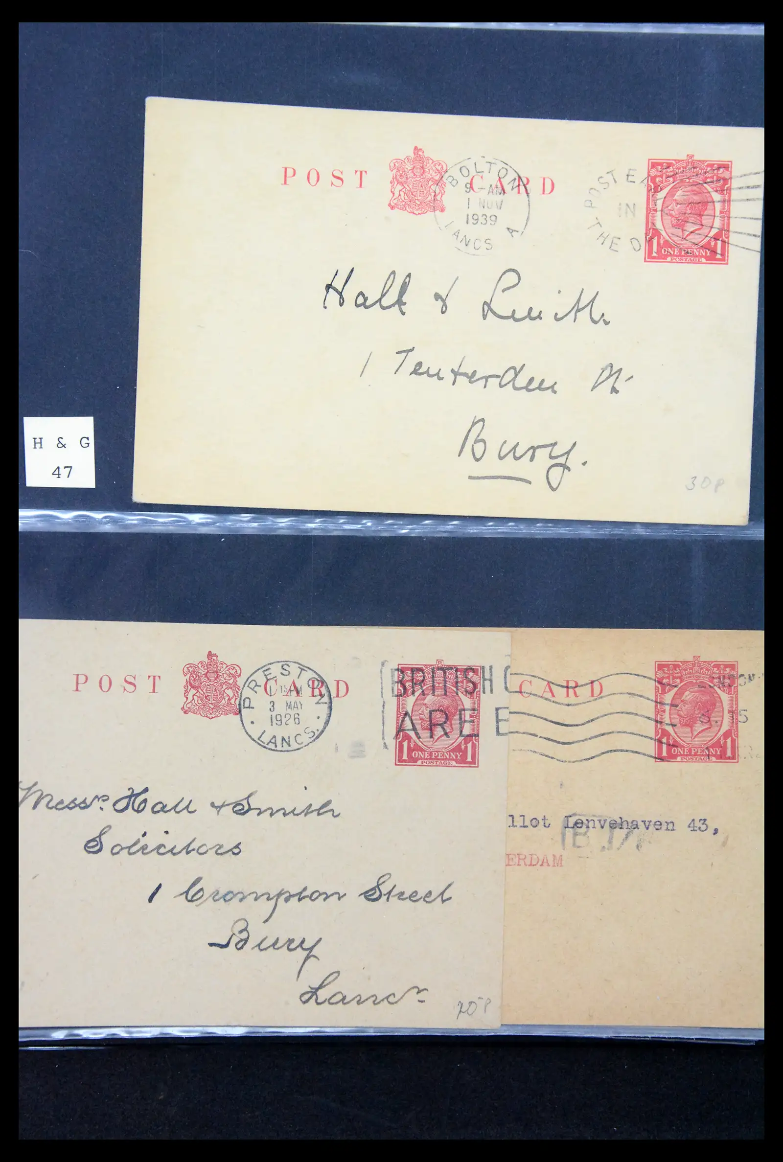 41344 0027 - Stamp collection 41344 Great Britain covers 1870-1950.
