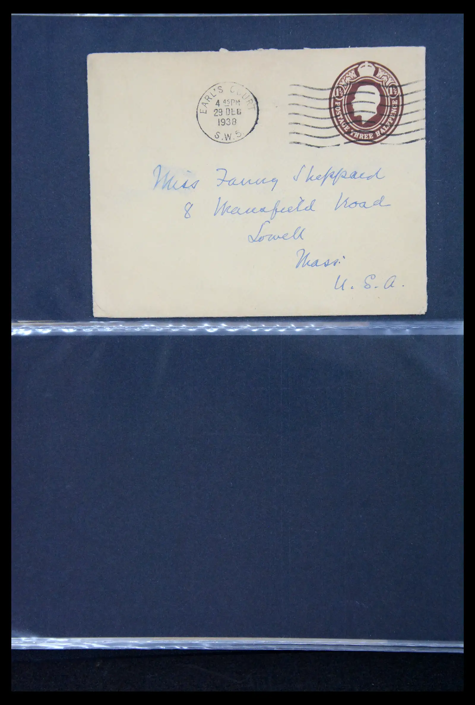 41344 0029 - Stamp collection 41344 Great Britain covers 1870-1950.