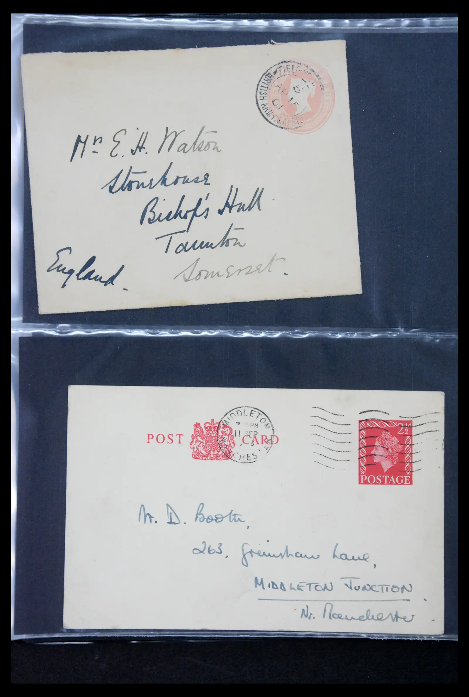 41344 0030 - Stamp collection 41344 Great Britain covers 1870-1950.