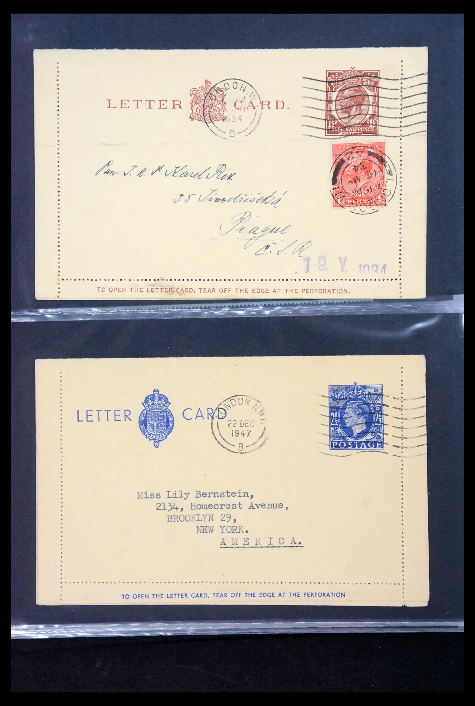 41344 0033 - Stamp collection 41344 Great Britain covers 1870-1950.