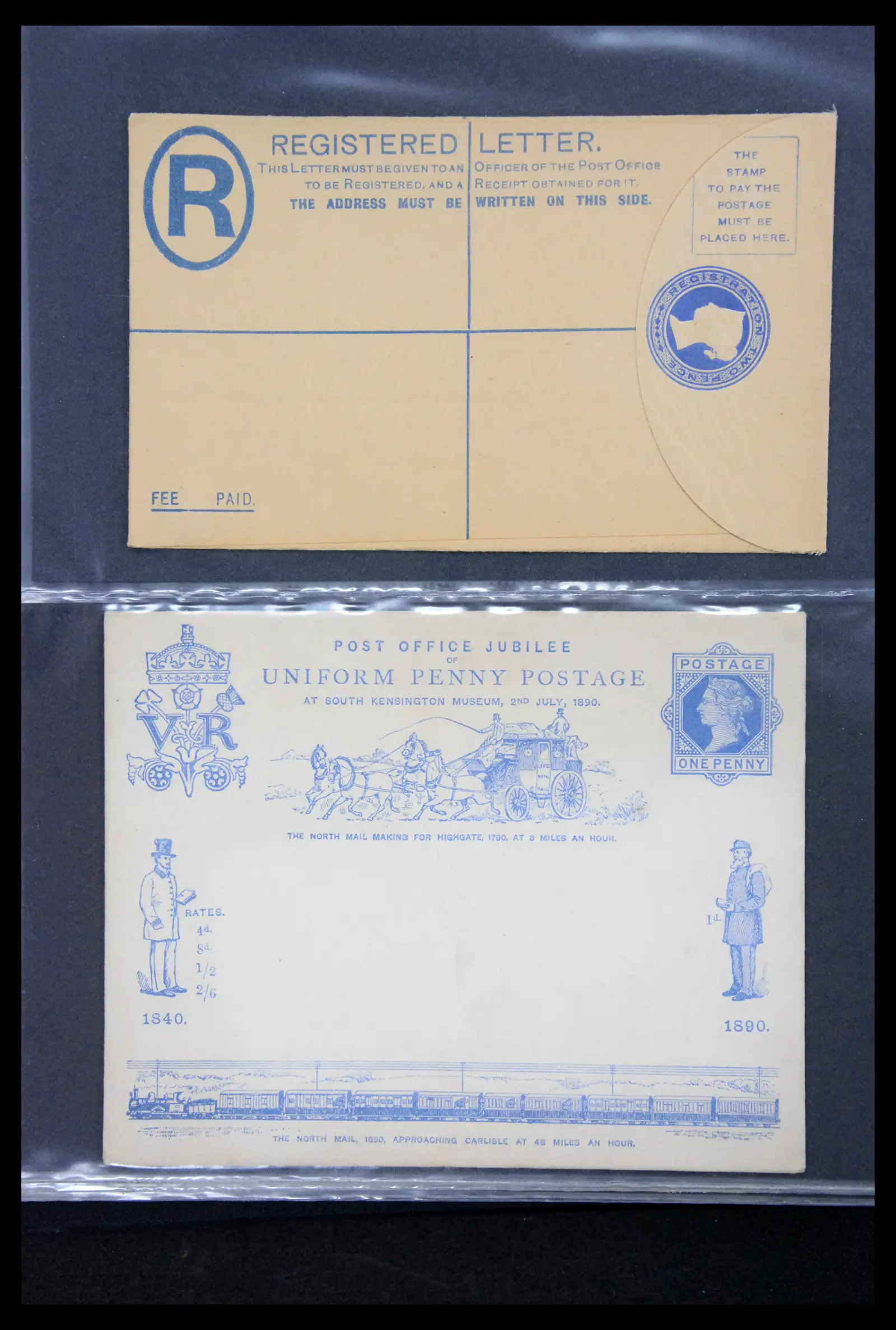 41344 0035 - Stamp collection 41344 Great Britain covers 1870-1950.