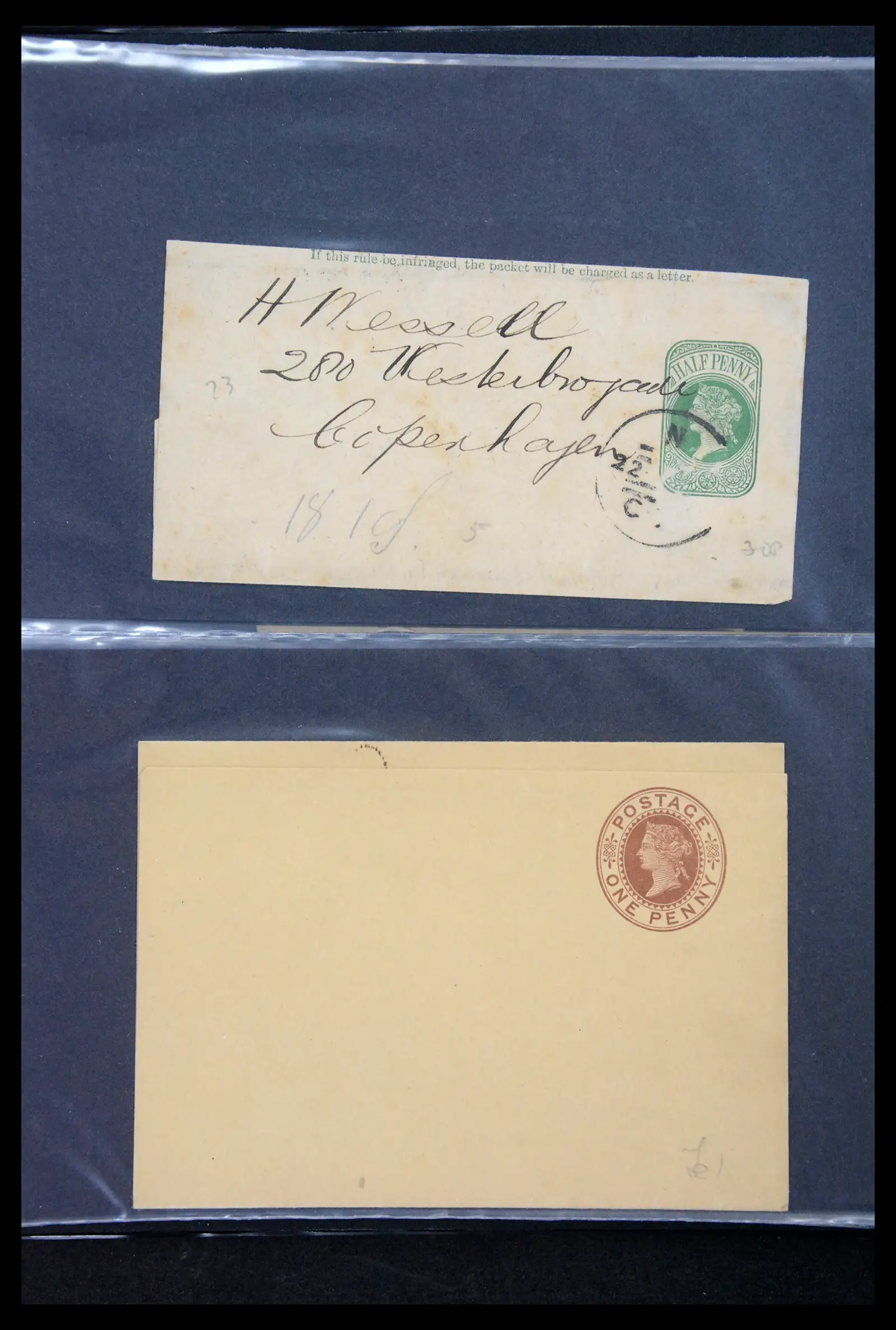 41344 0036 - Stamp collection 41344 Great Britain covers 1870-1950.