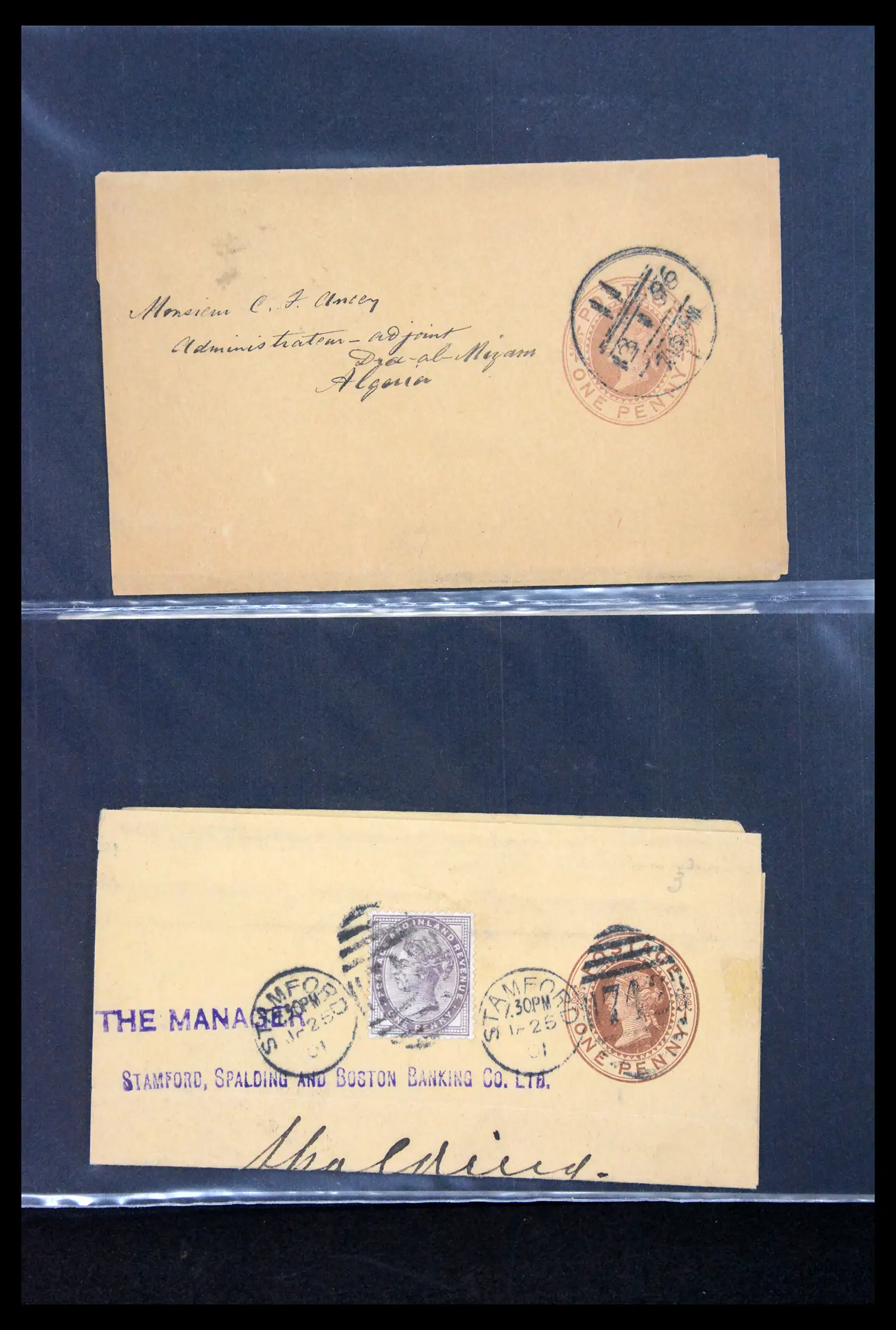 41344 0037 - Stamp collection 41344 Great Britain covers 1870-1950.