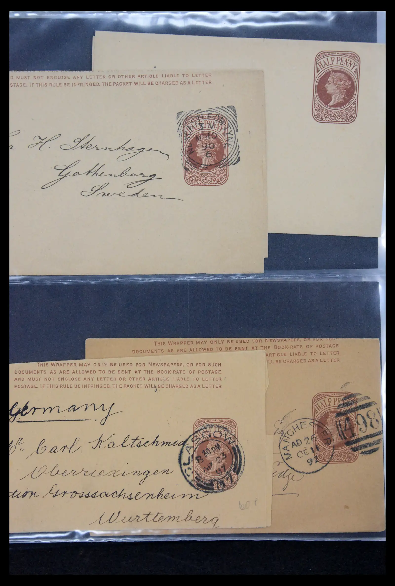 41344 0039 - Stamp collection 41344 Great Britain covers 1870-1950.