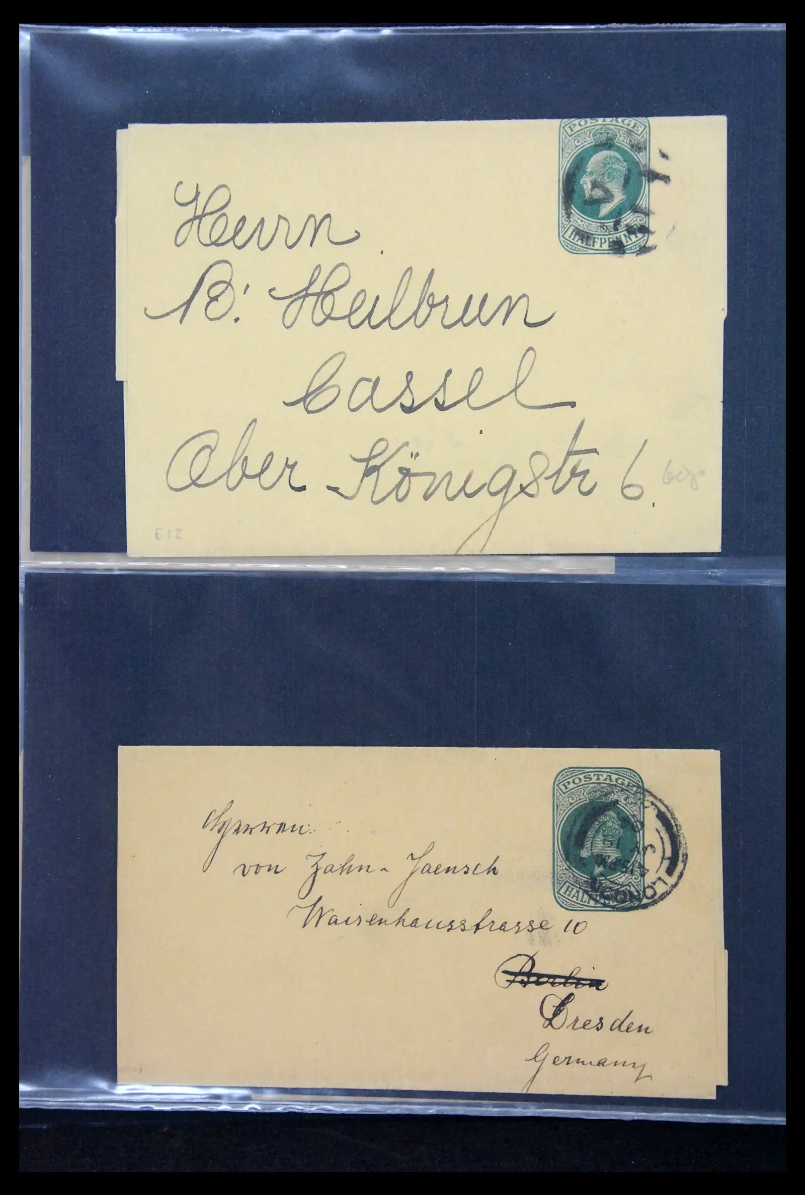 41344 0041 - Stamp collection 41344 Great Britain covers 1870-1950.