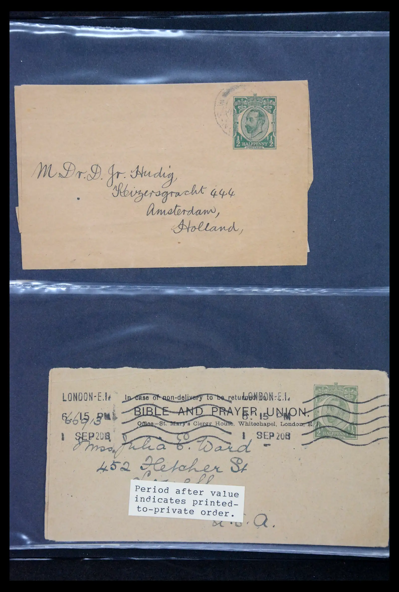 41344 0044 - Stamp collection 41344 Great Britain covers 1870-1950.