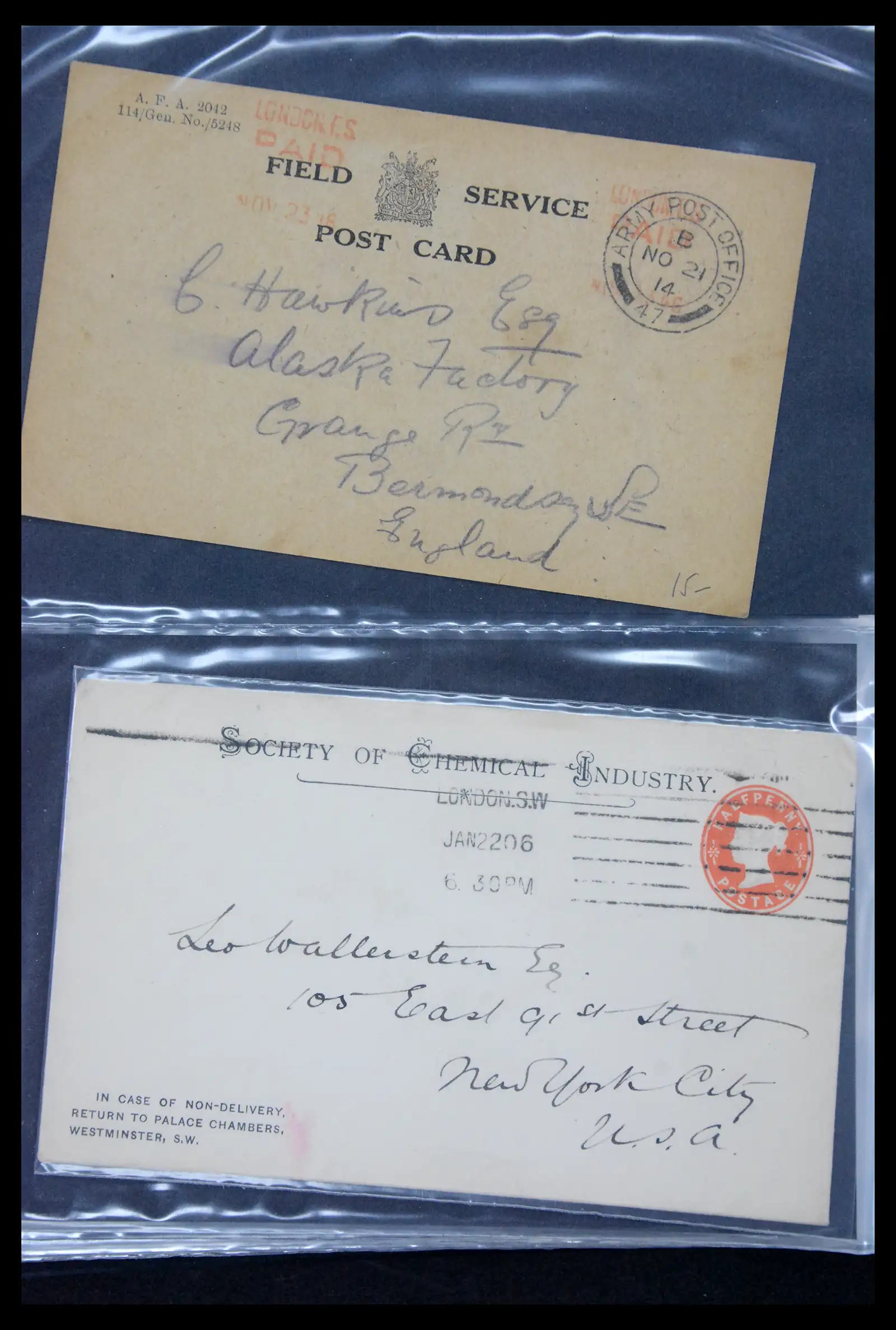 41344 0051 - Stamp collection 41344 Great Britain covers 1870-1950.