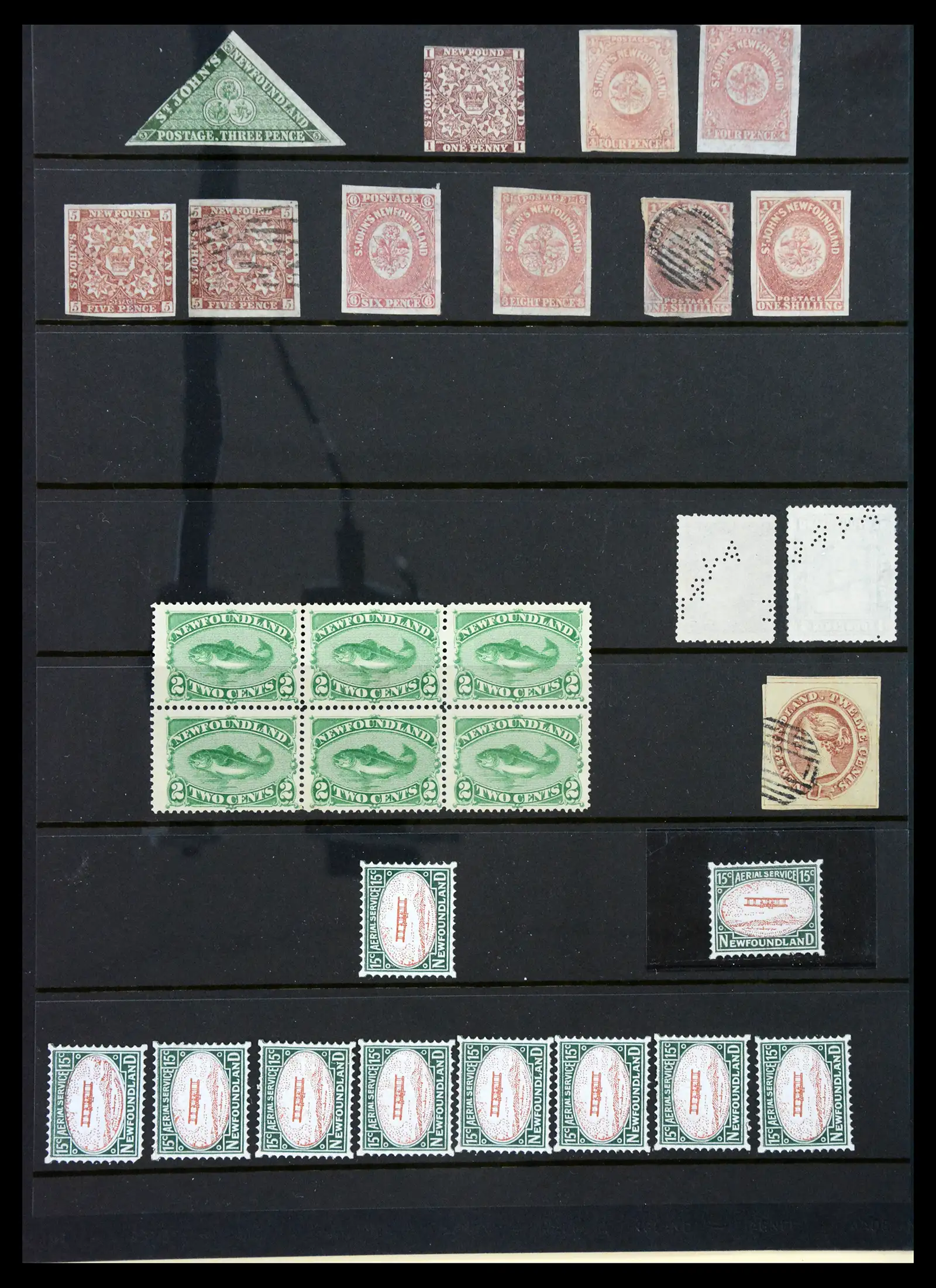 41347 0002 - Stamp collection 41347 Newfoundland 1860-1947.