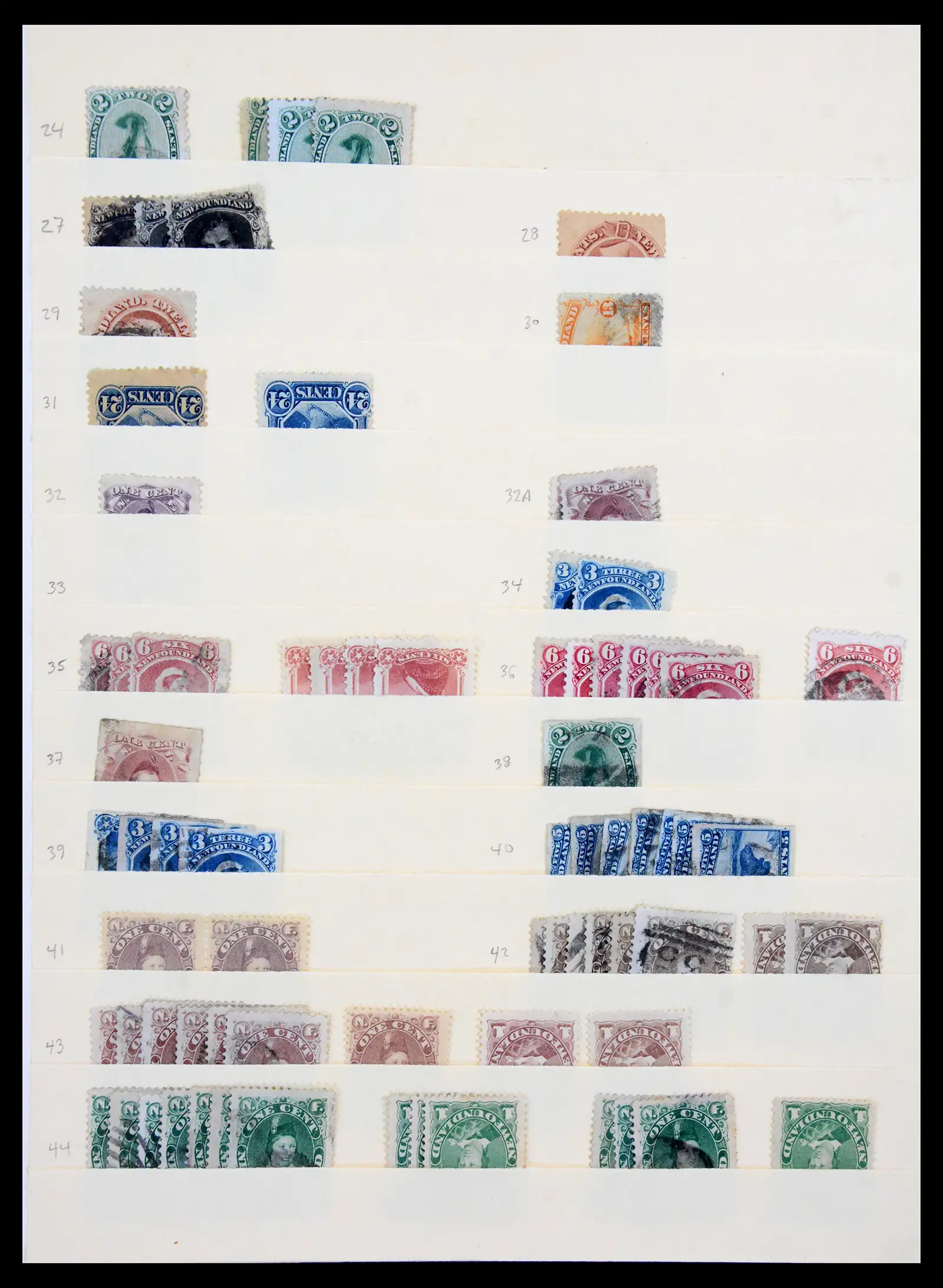 41347 0003 - Stamp collection 41347 Newfoundland 1860-1947.