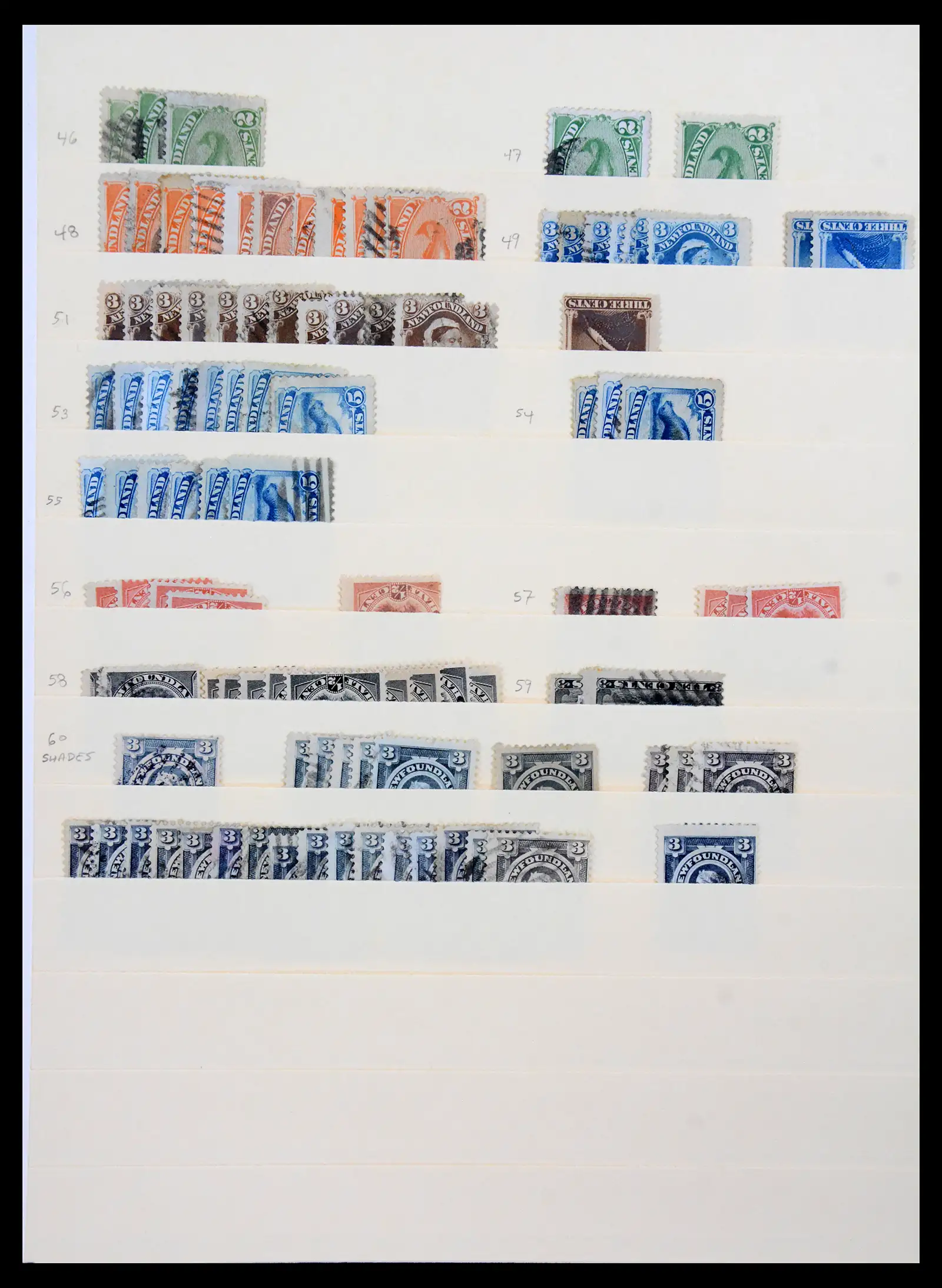 41347 0004 - Stamp collection 41347 Newfoundland 1860-1947.