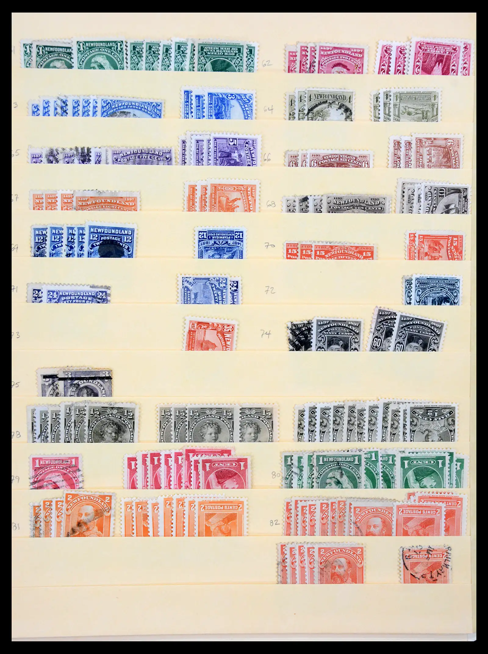 41347 0005 - Stamp collection 41347 Newfoundland 1860-1947.