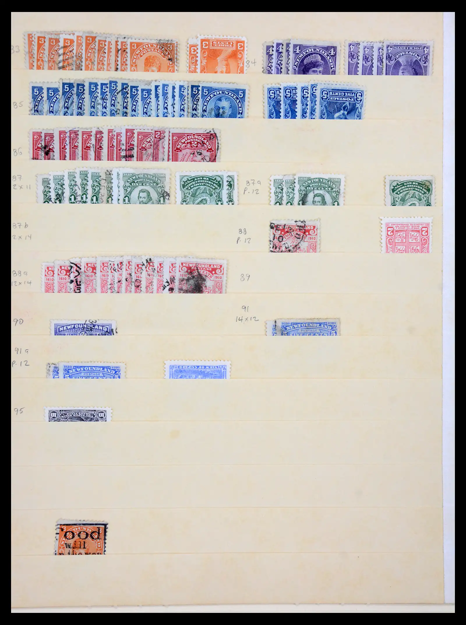 41347 0006 - Stamp collection 41347 Newfoundland 1860-1947.